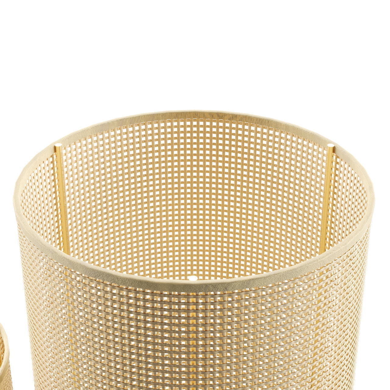 Zarahome rattan lamp 3D model_2