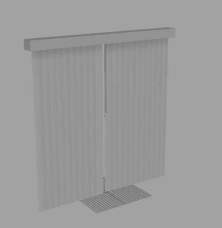 blinds vertical - vertical Free 3D model_0