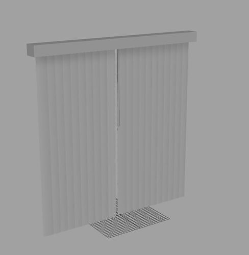 blinds vertical - vertical Free 3D model