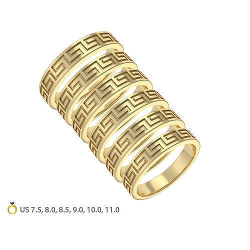 N198-2 Greek ornament band 3D print model