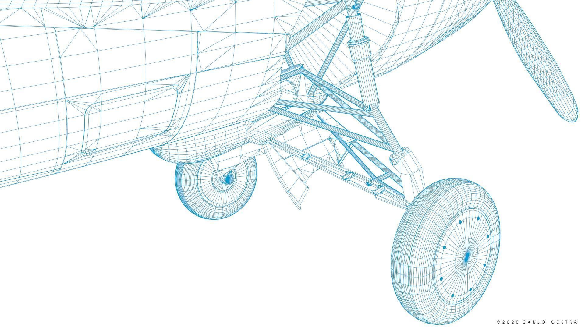 F4F-4 9-GF-7 - Rigged Low-poly 3D model_57