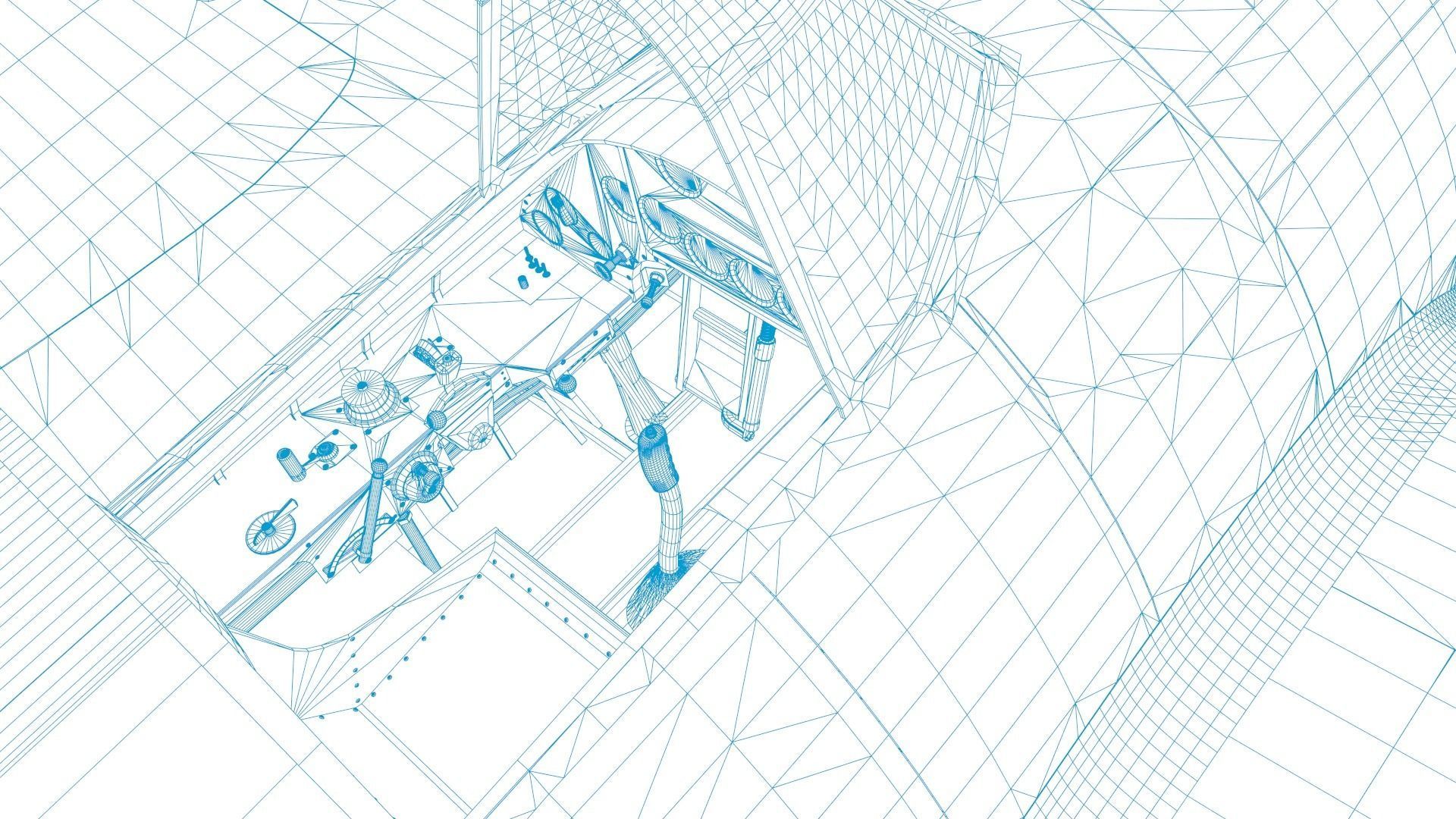 F4F-4 9-GF-7 - Rigged Low-poly 3D model_80