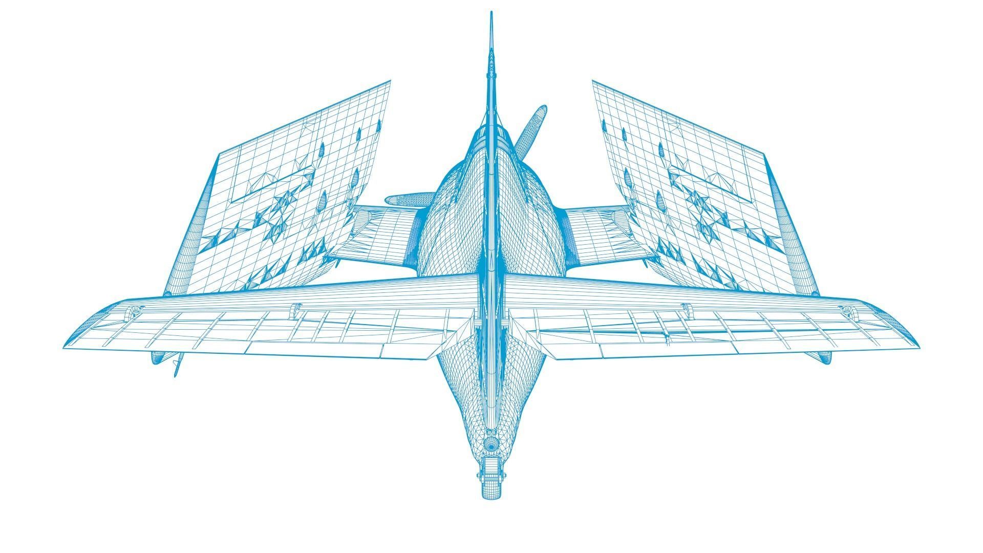 F4F-4 9-GF-7 - Rigged Low-poly 3D model_74