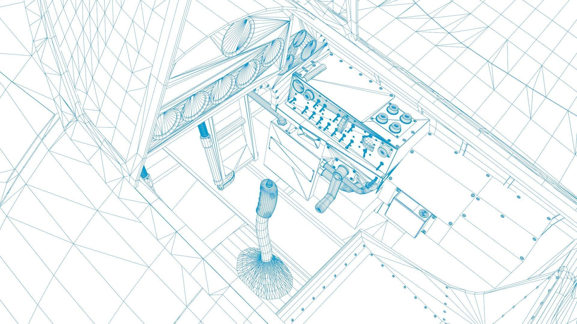 F4F-4 9-GF-7 - Rigged Low-poly 3D model_61
