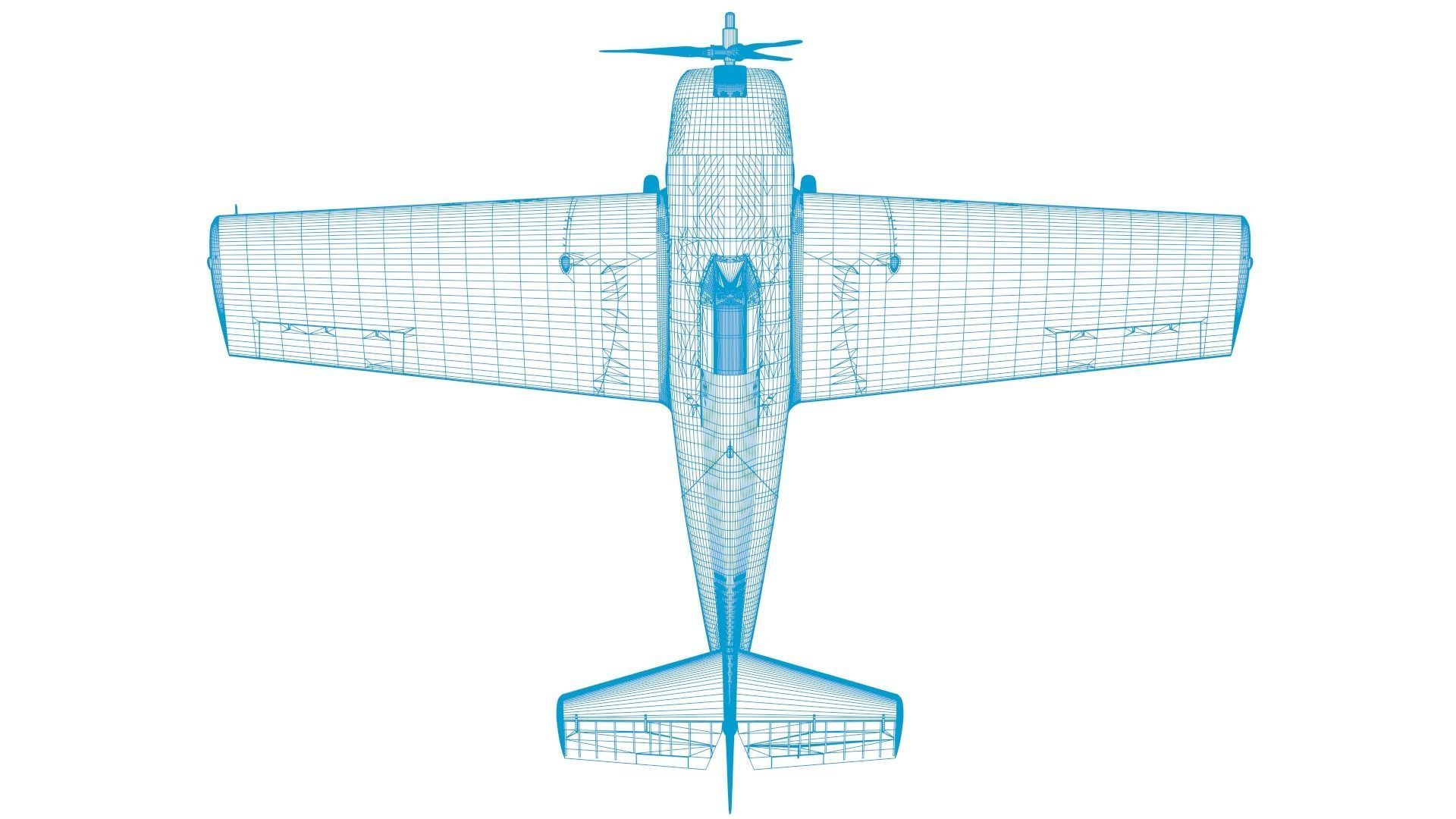 F4F-4 9-GF-7 - Rigged Low-poly 3D model_58