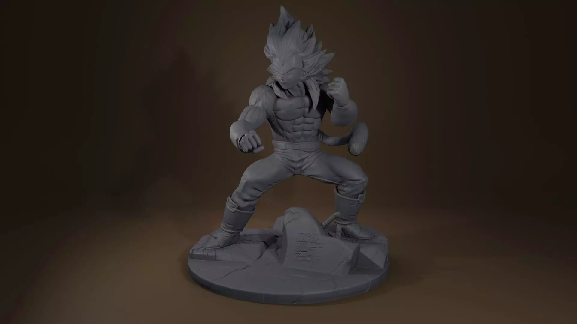 Vegeta ssj4 3D print model_0