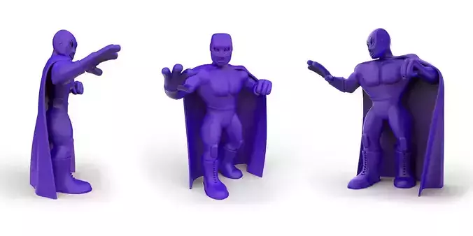 Mexican Wrestler El Santo 3D print model