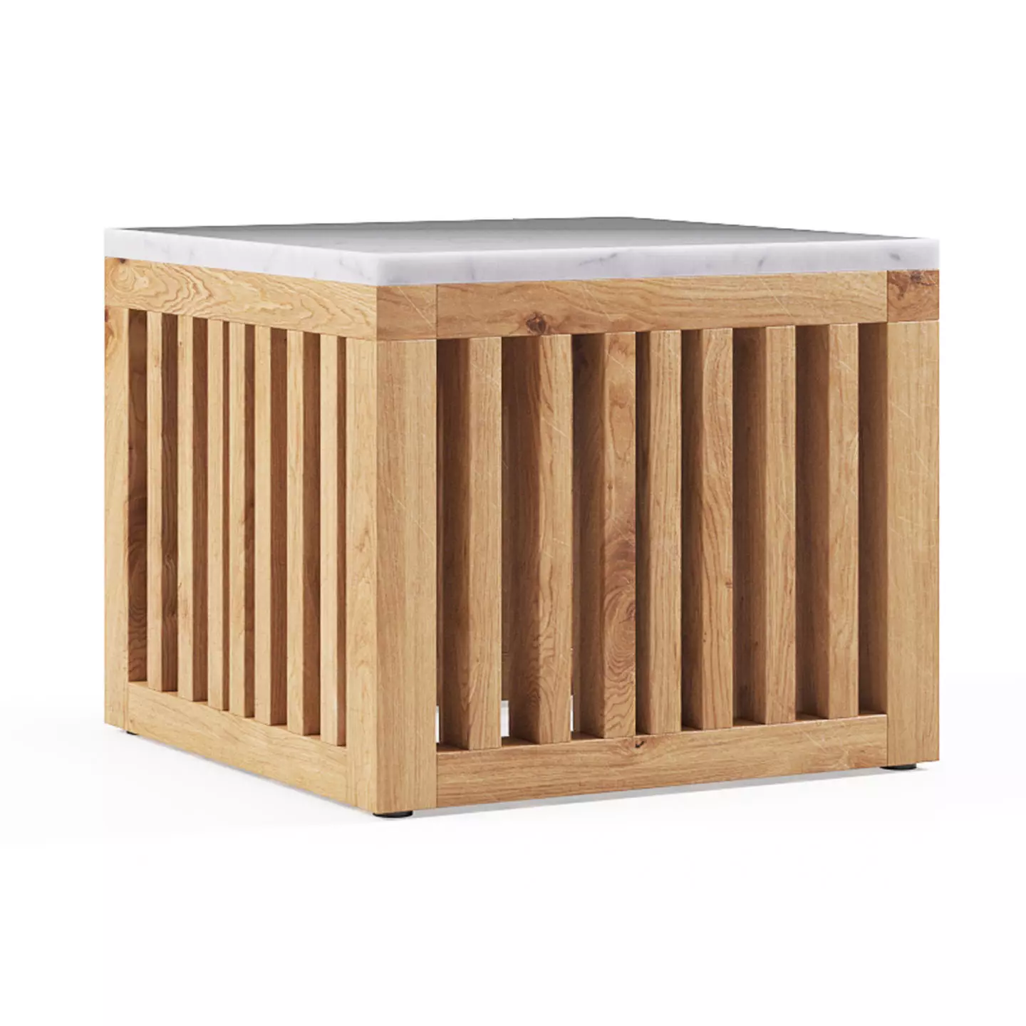 Square coffee table with Code marble top free 3D model | CGTrader