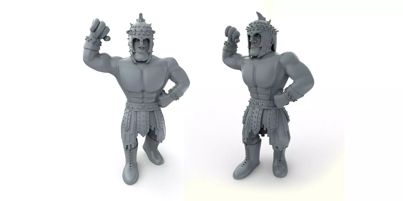 Mexican Wrestler El Gladiator 3D print model_0
