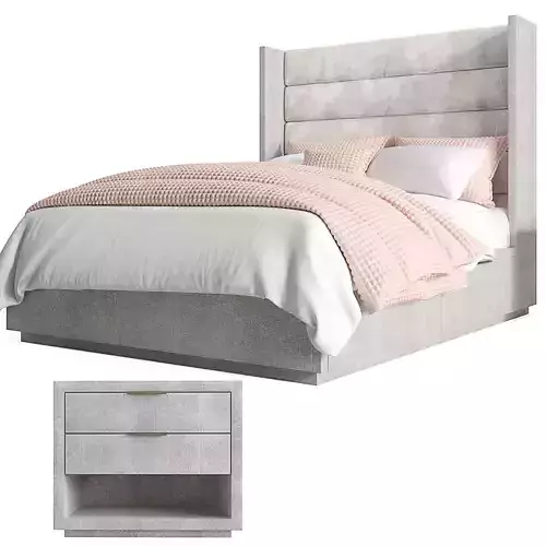 Clio Shagreen Girls Bed