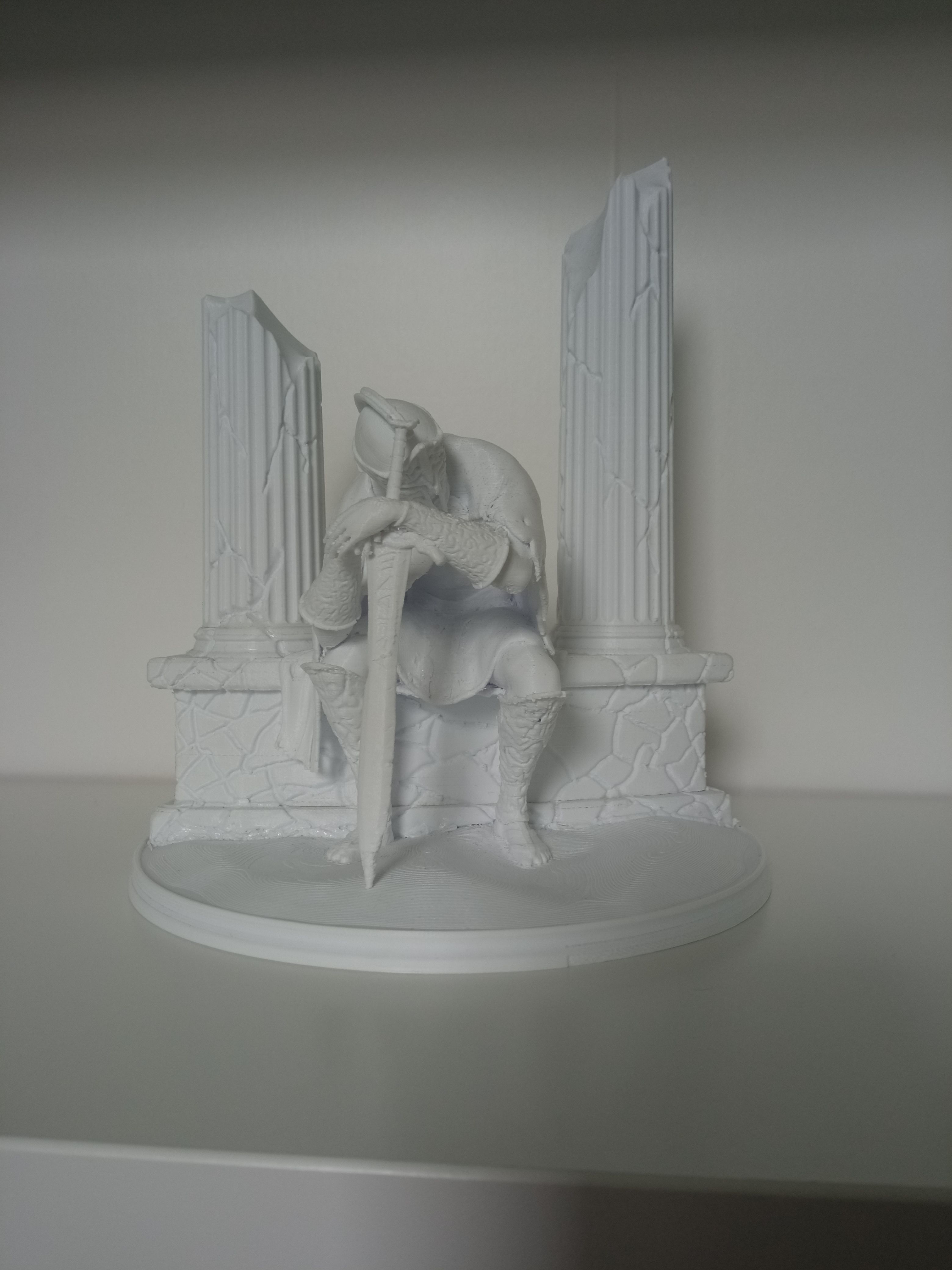 Cursed Spartan Statue  Free 3D print model_12
