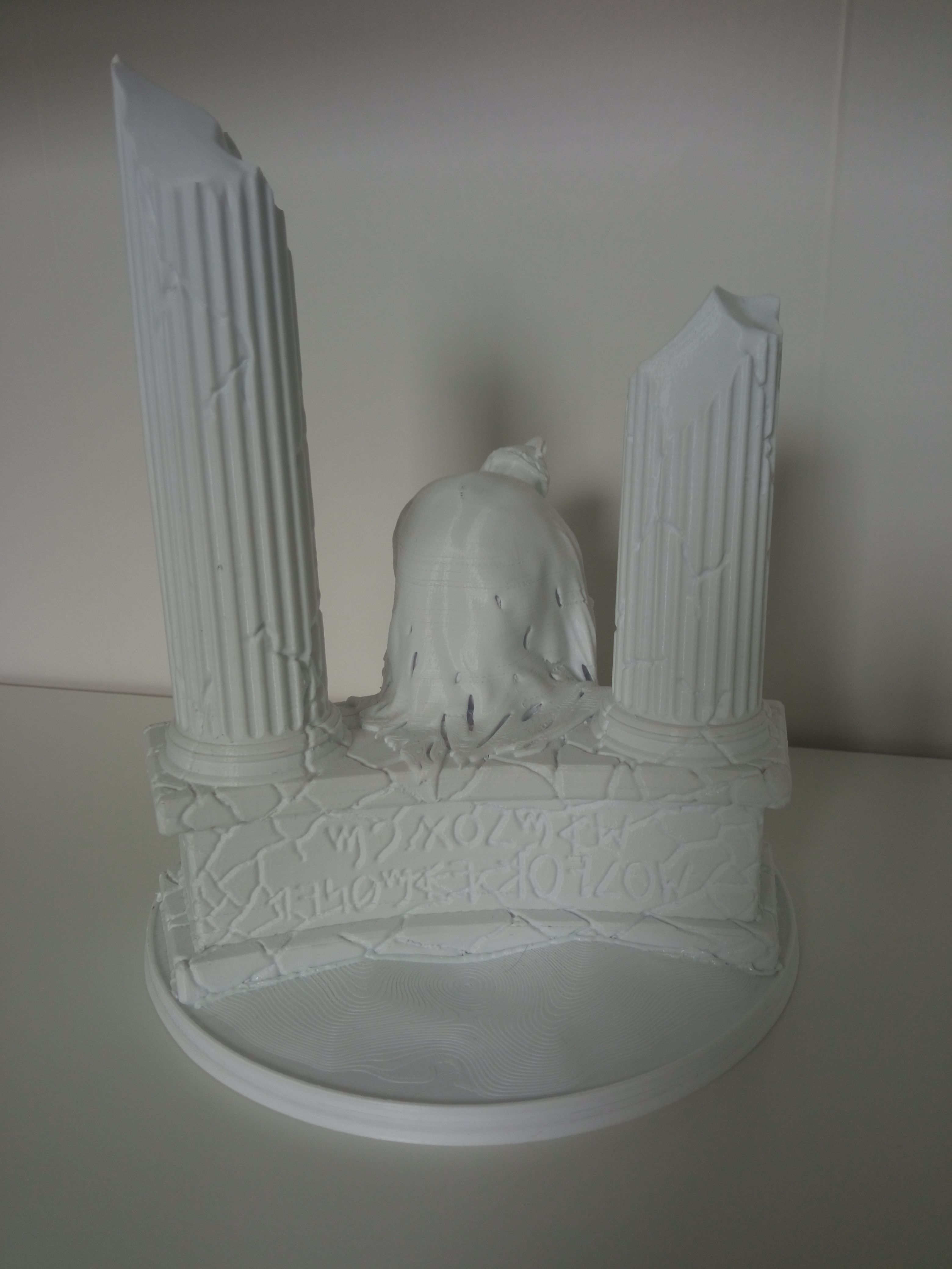 Cursed Spartan Statue  Free 3D print model_13