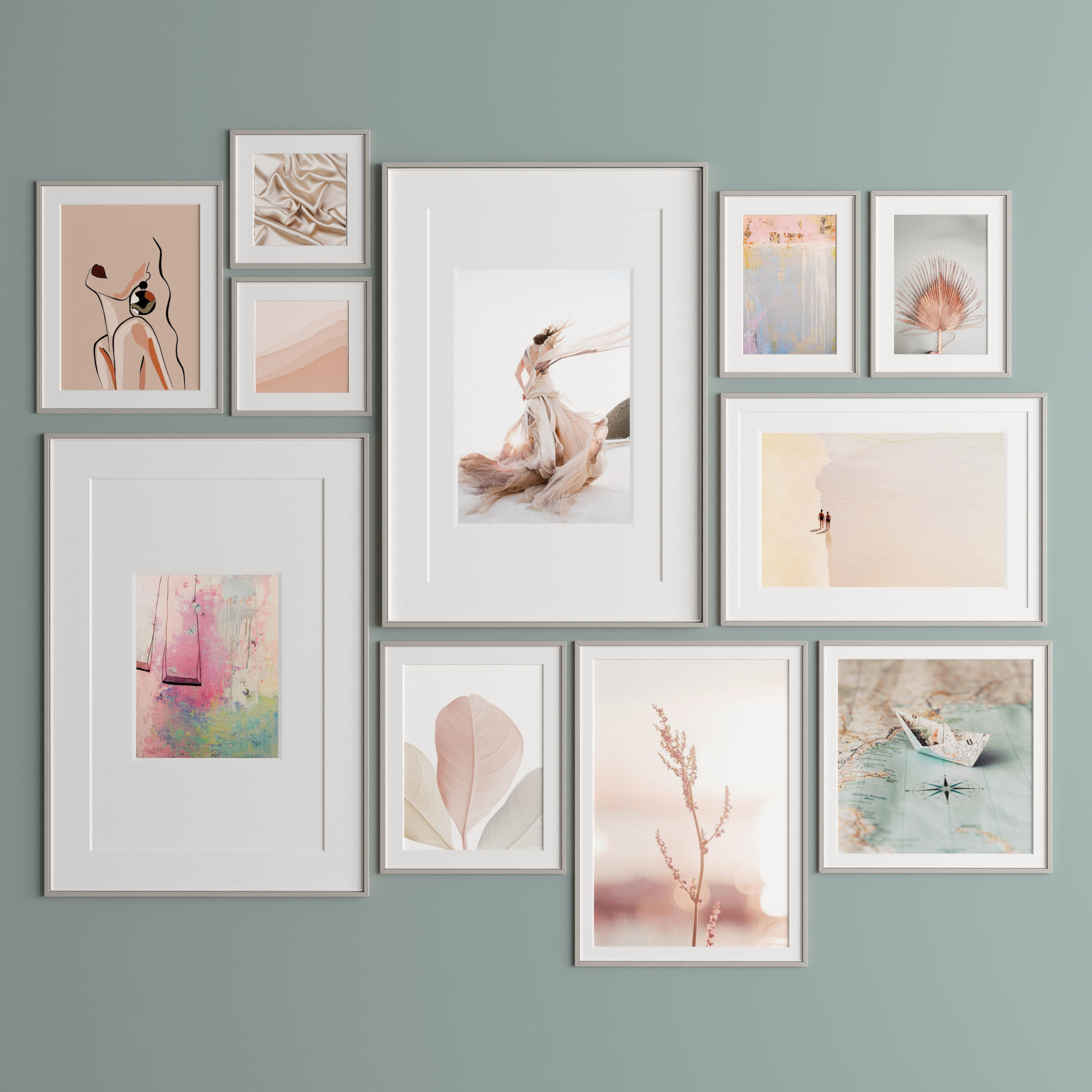 Art Frame 305 Low-poly 3D model_3