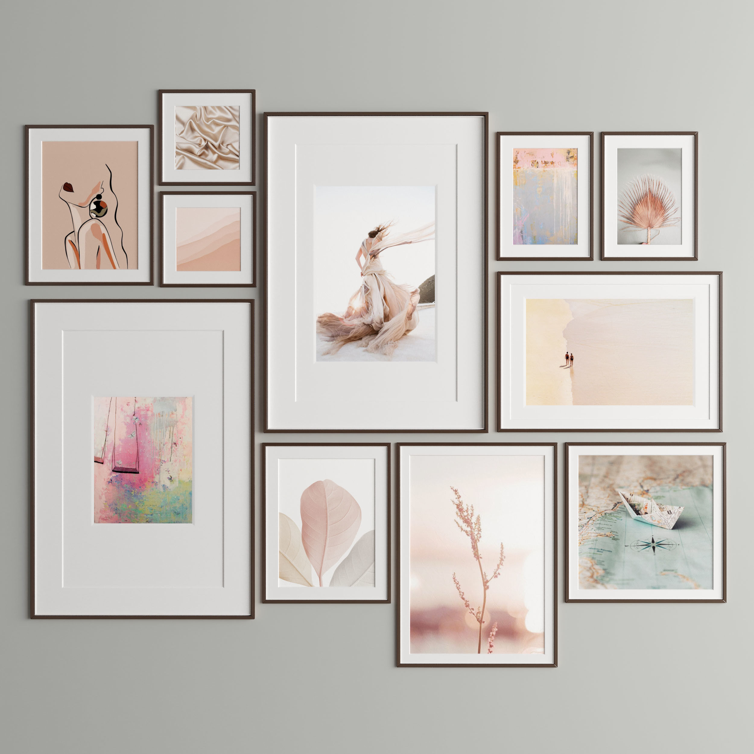 Art Frame 305 Low-poly 3D model_1