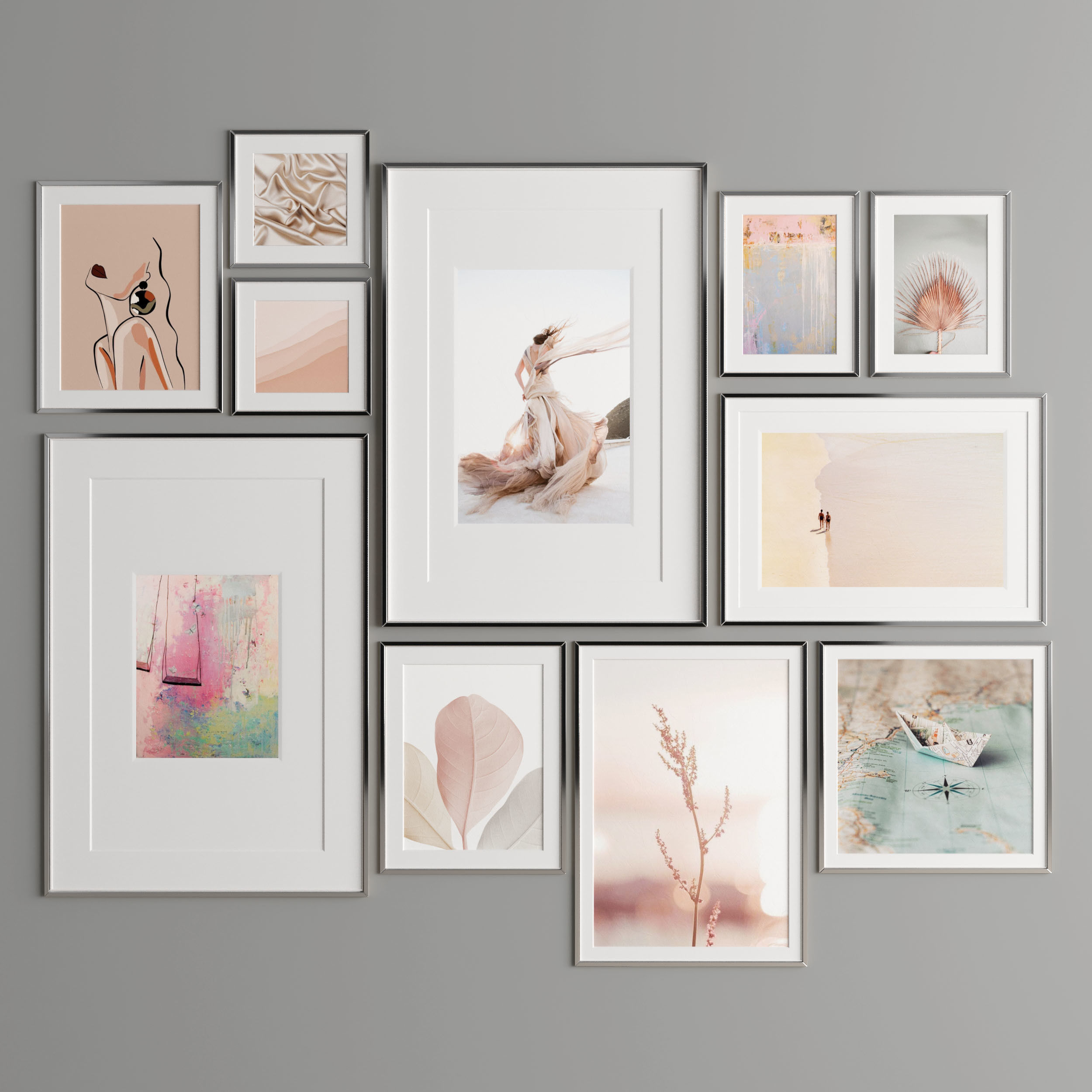 Art Frame 305 Low-poly 3D model_2