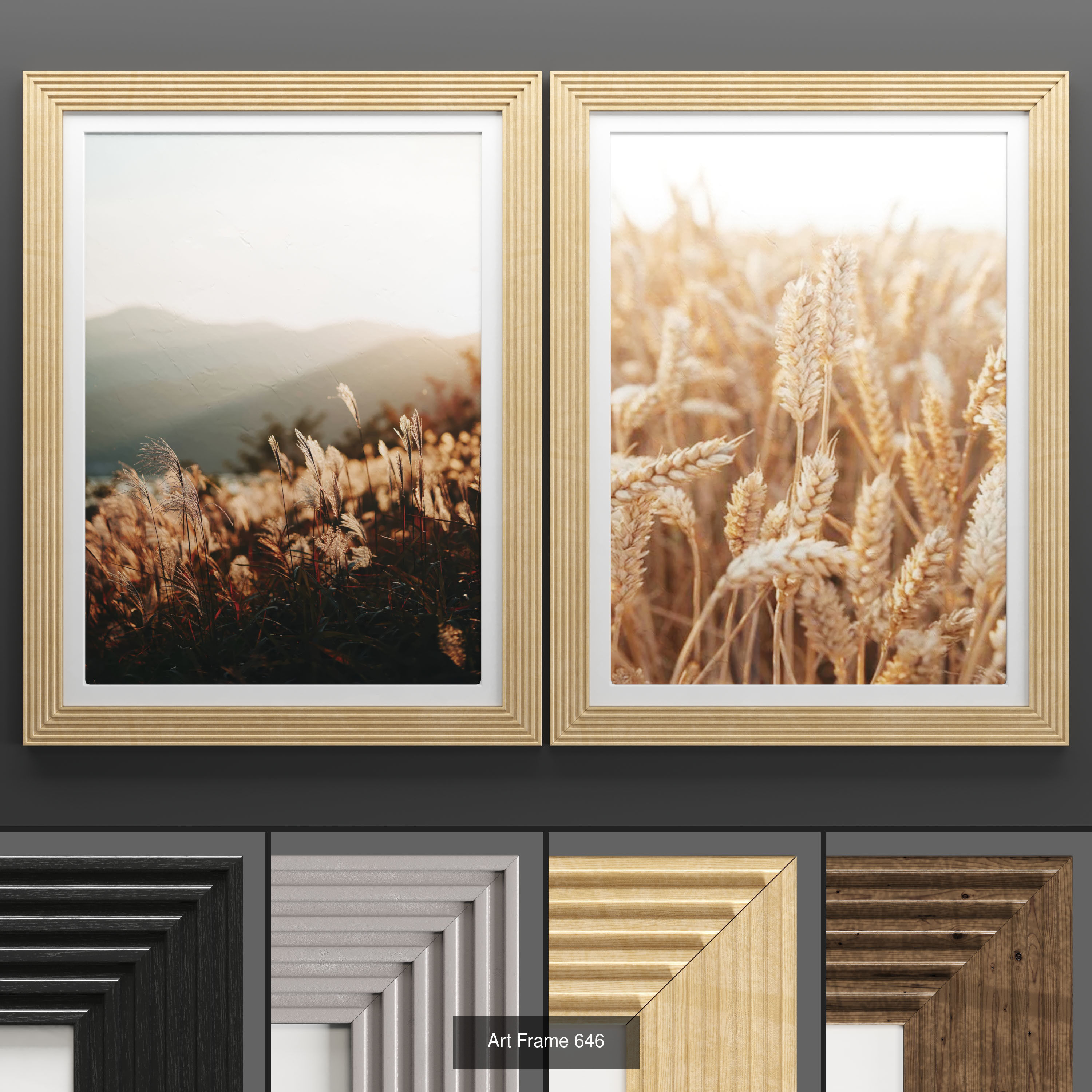  pak Art Frame 500 3D Model Collection_6