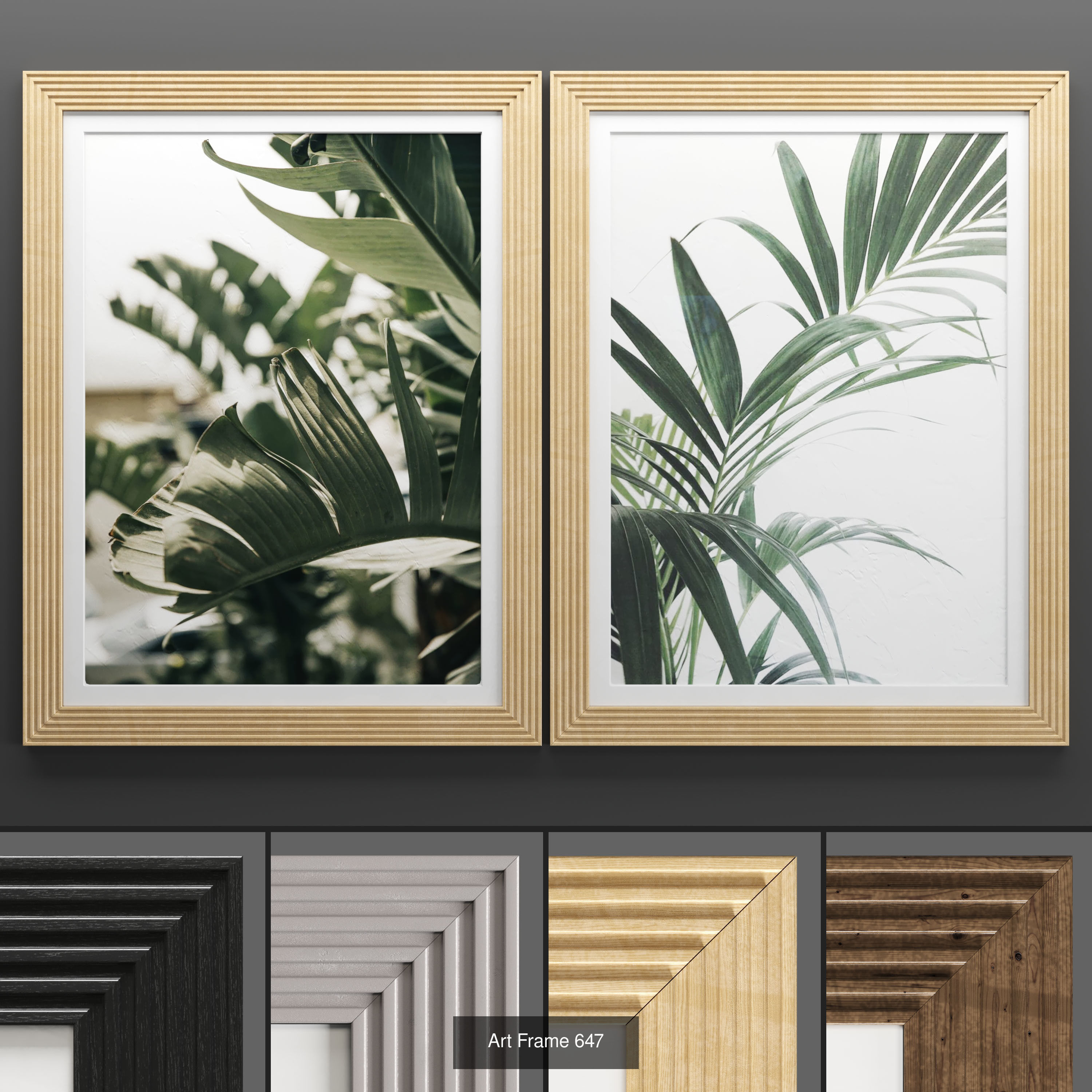  pak Art Frame 500 3D Model Collection_5