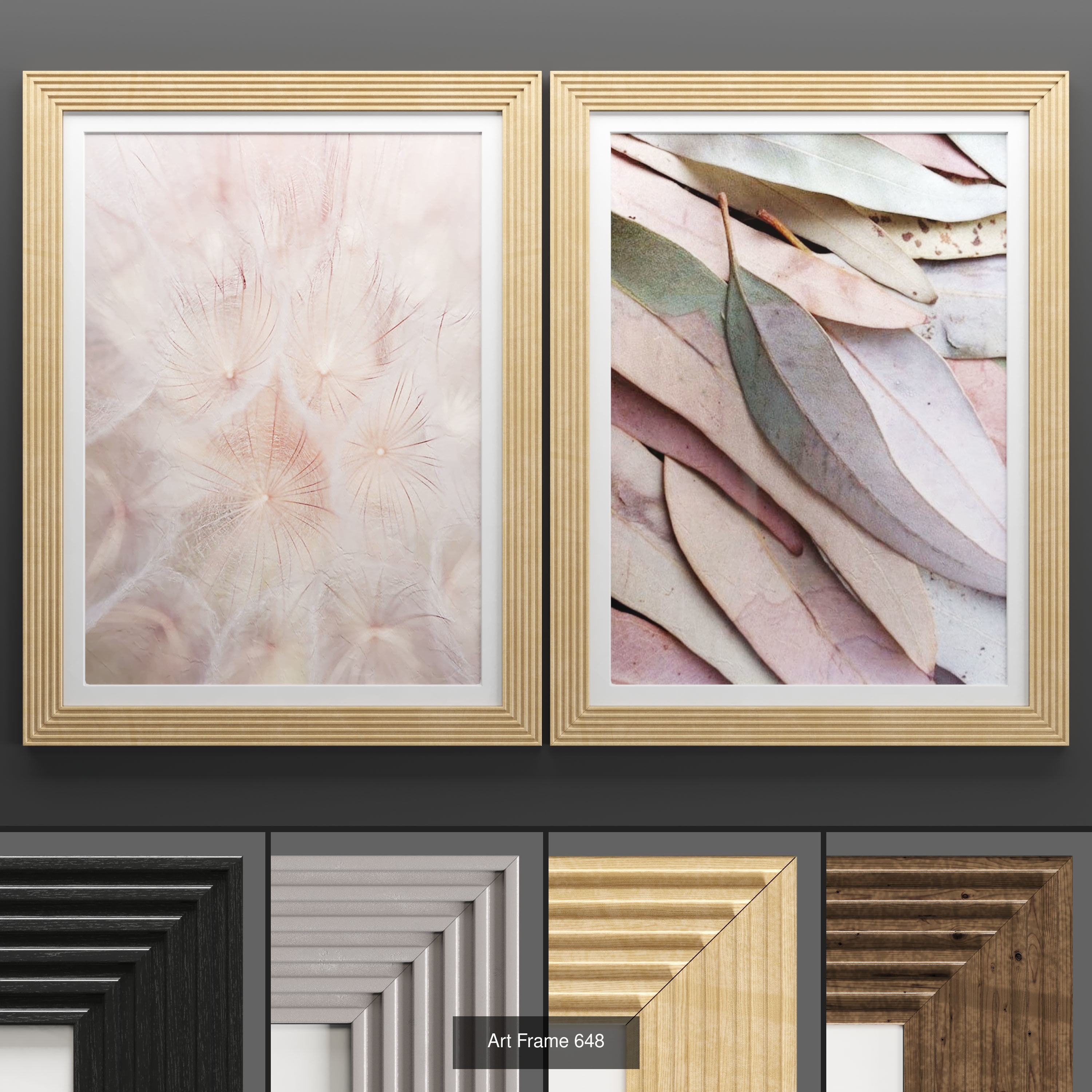  pak Art Frame 500 3D Model Collection_4