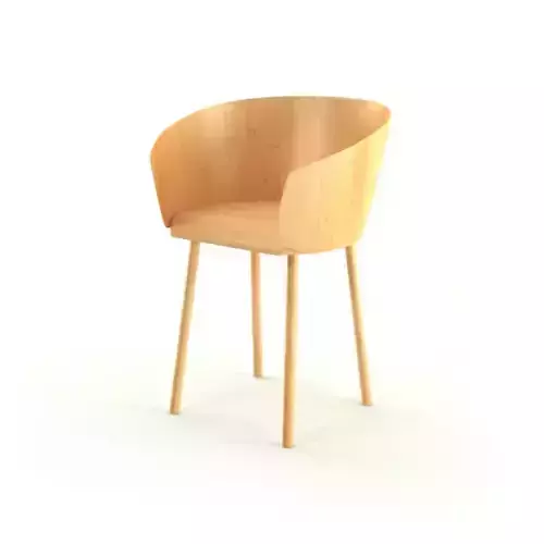 Contemporary Wooden Chair
