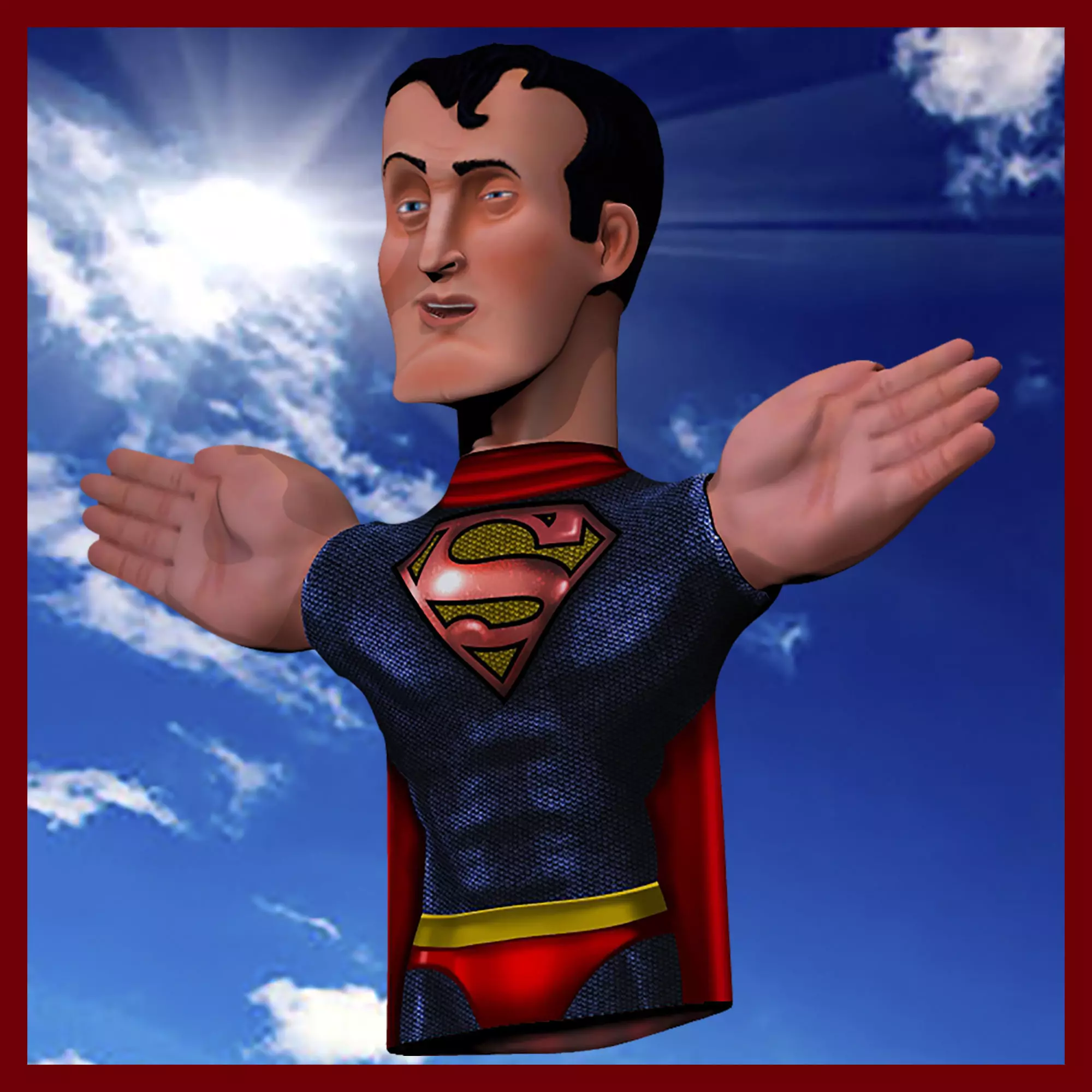 Superpuppet superman Free 3D print model