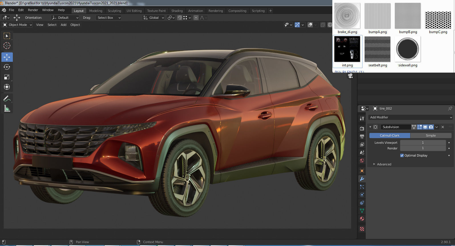 Hyundai Tucson 2021 3D model_27