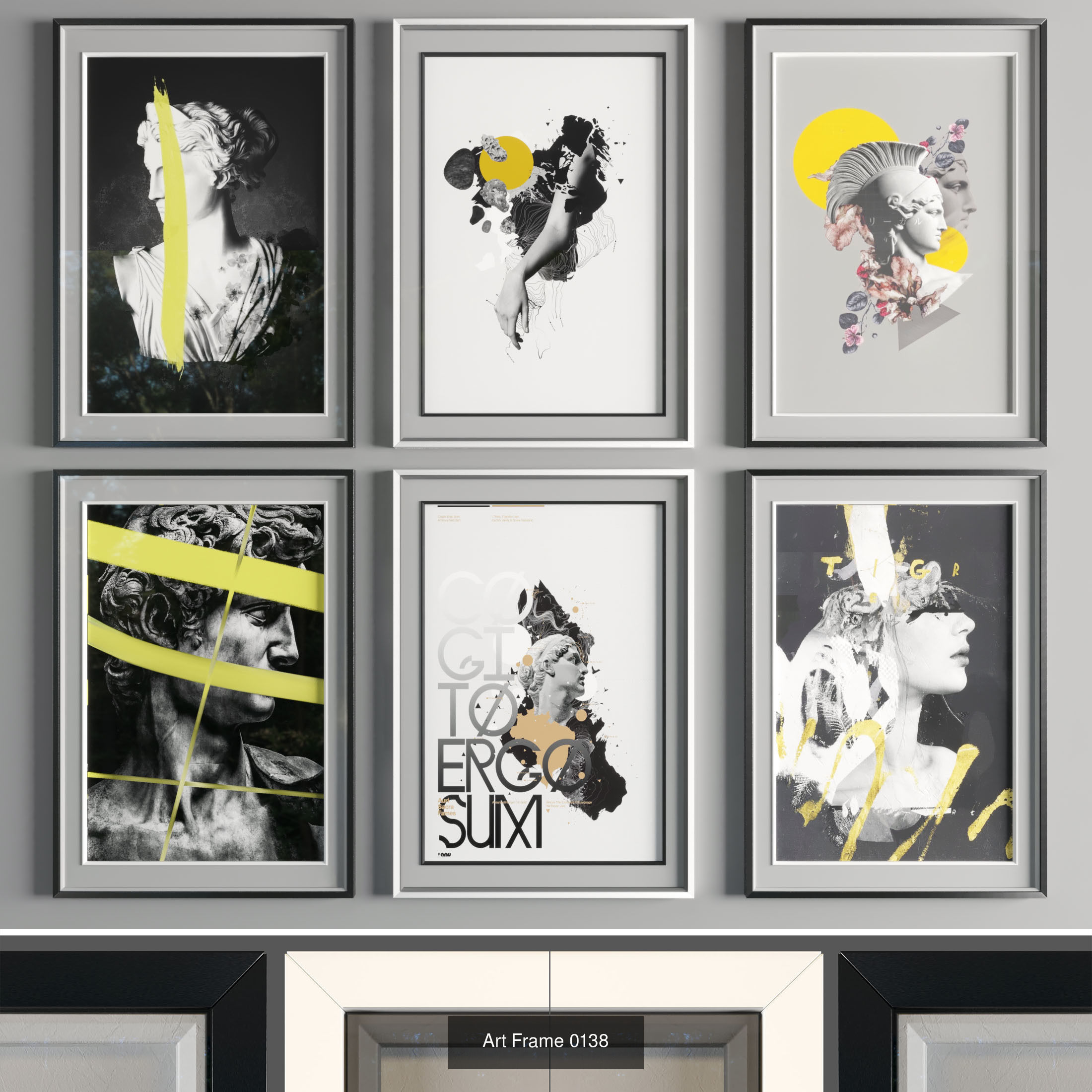 pak Art Frame 01 3D Model Collection_4