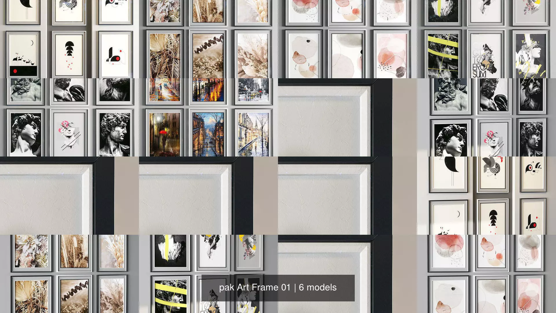pak Art Frame 01 3D Model Collection_0