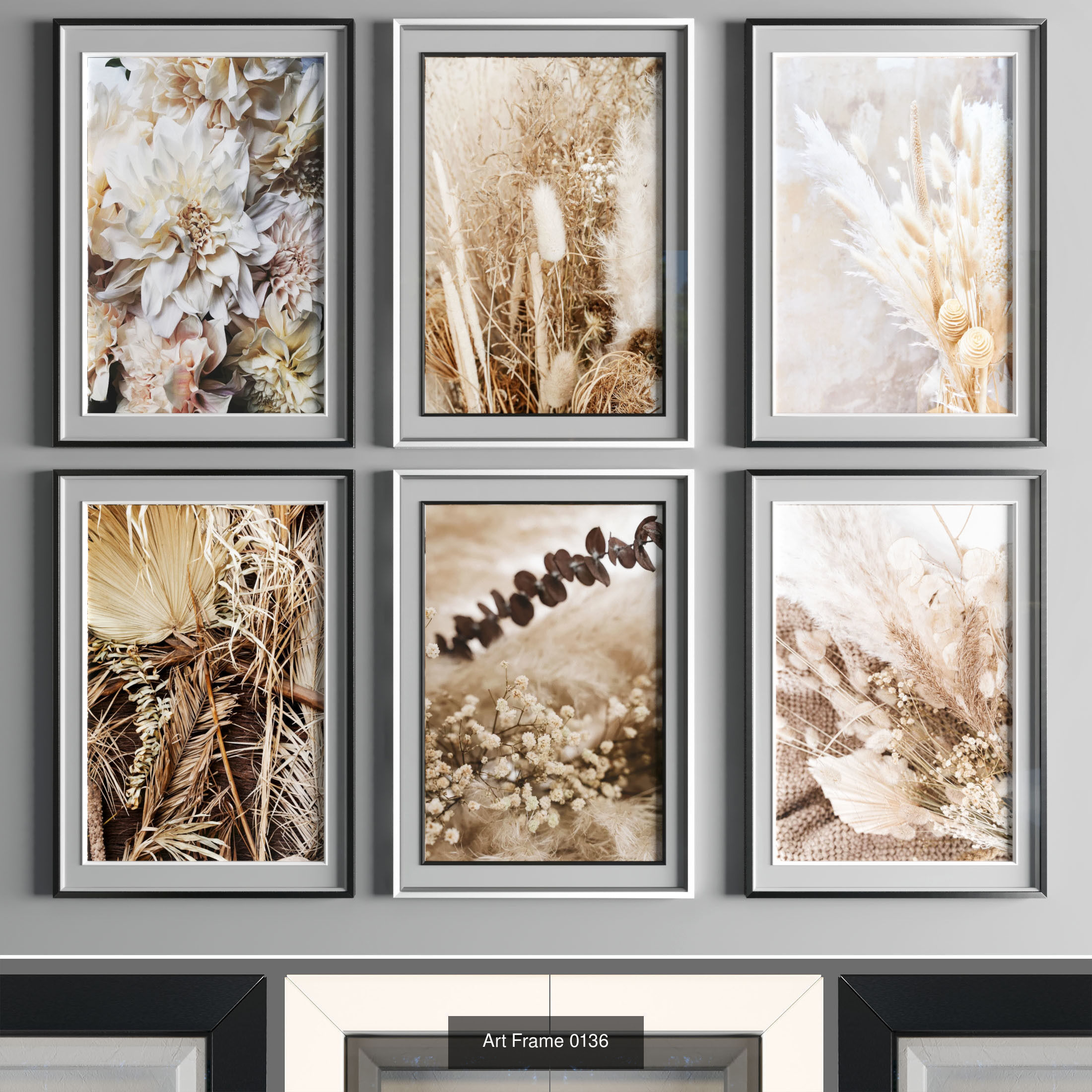 pak Art Frame 01 3D Model Collection_2