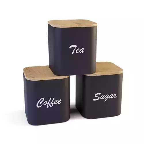  Kitchen Canister Set 01 - Storage