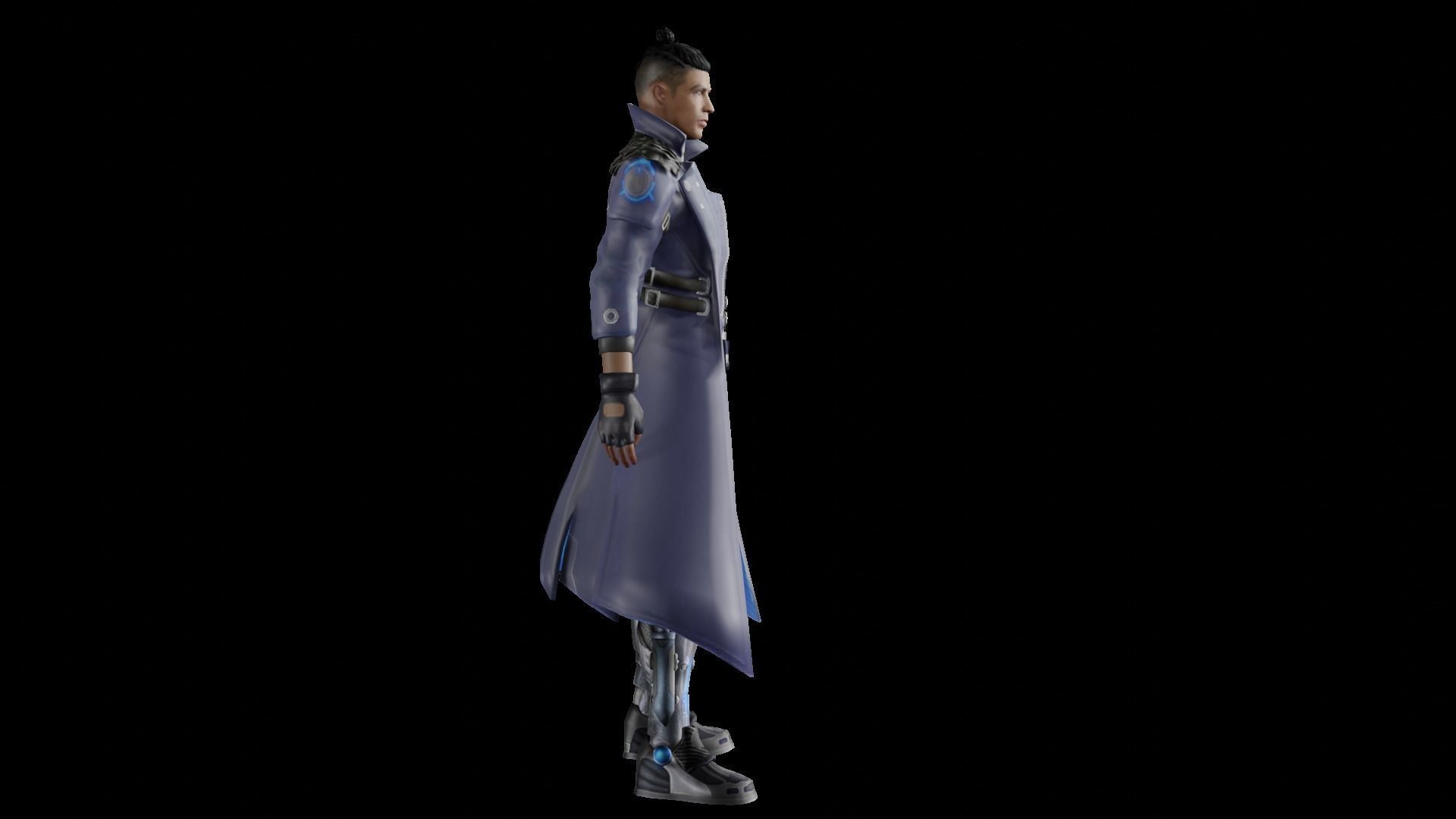 Chrono - Free Fire 3D Model Download - Blender - OBJ 3D model_3