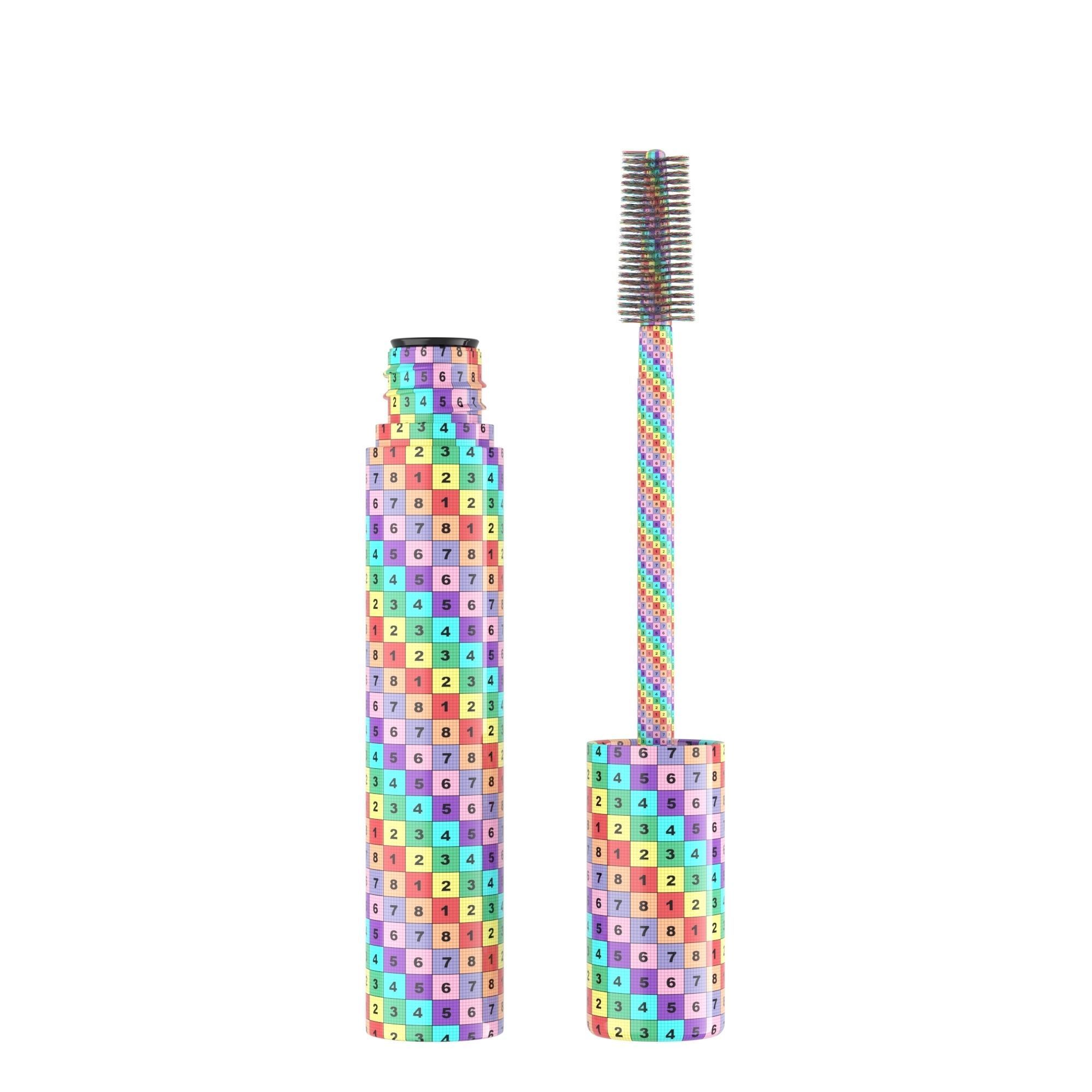 3d model Mascara rainbow stick with handle 3D model_8