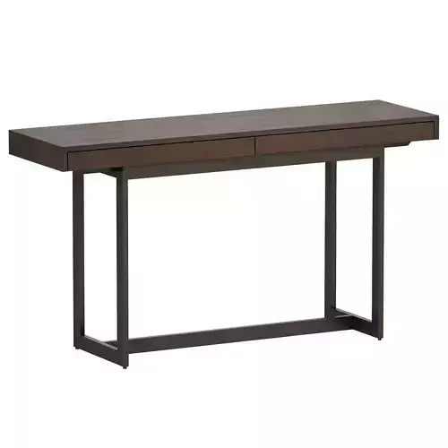 Archive Grey Console Table Crate and Barrel