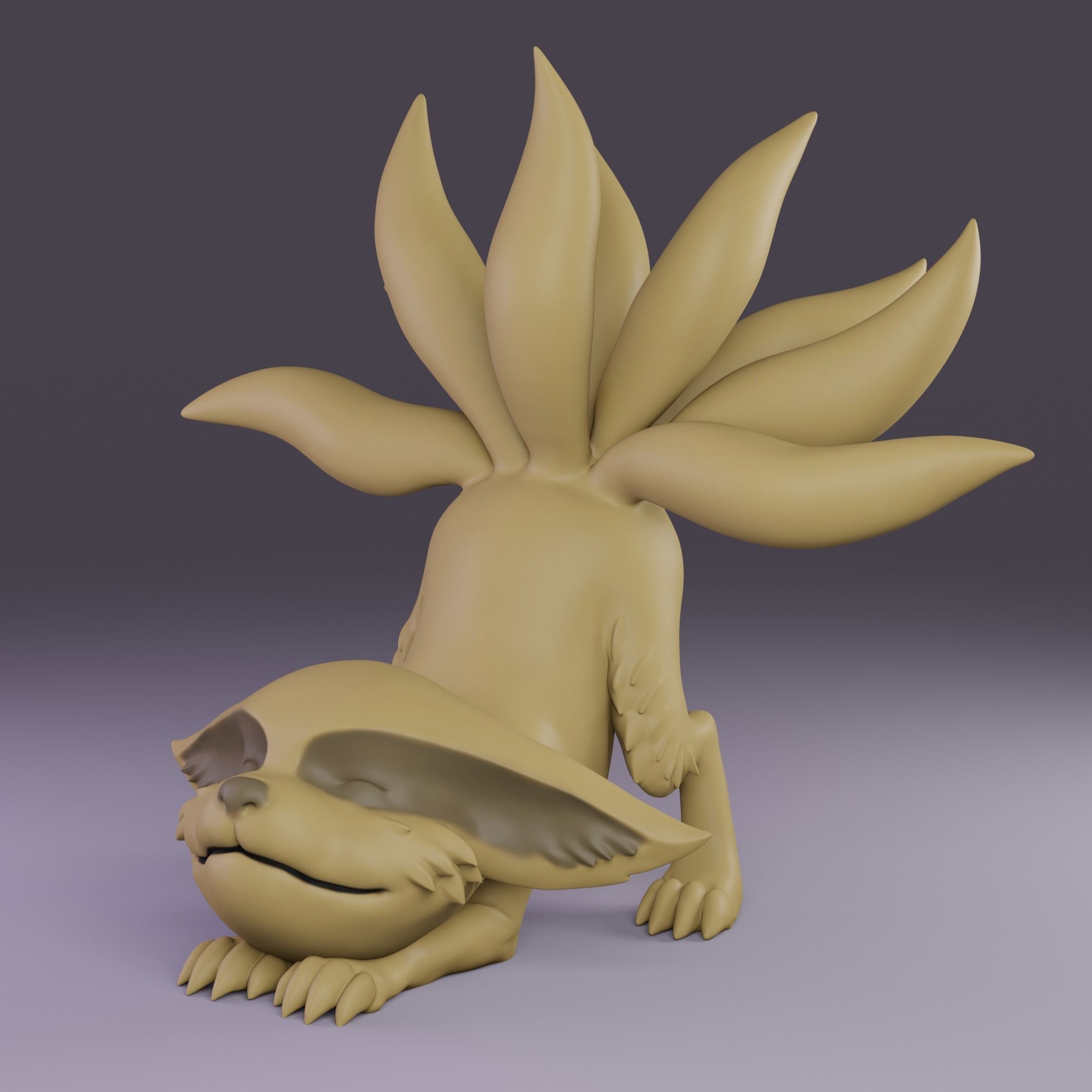 Kyuubi - Kurama 3D print model_2