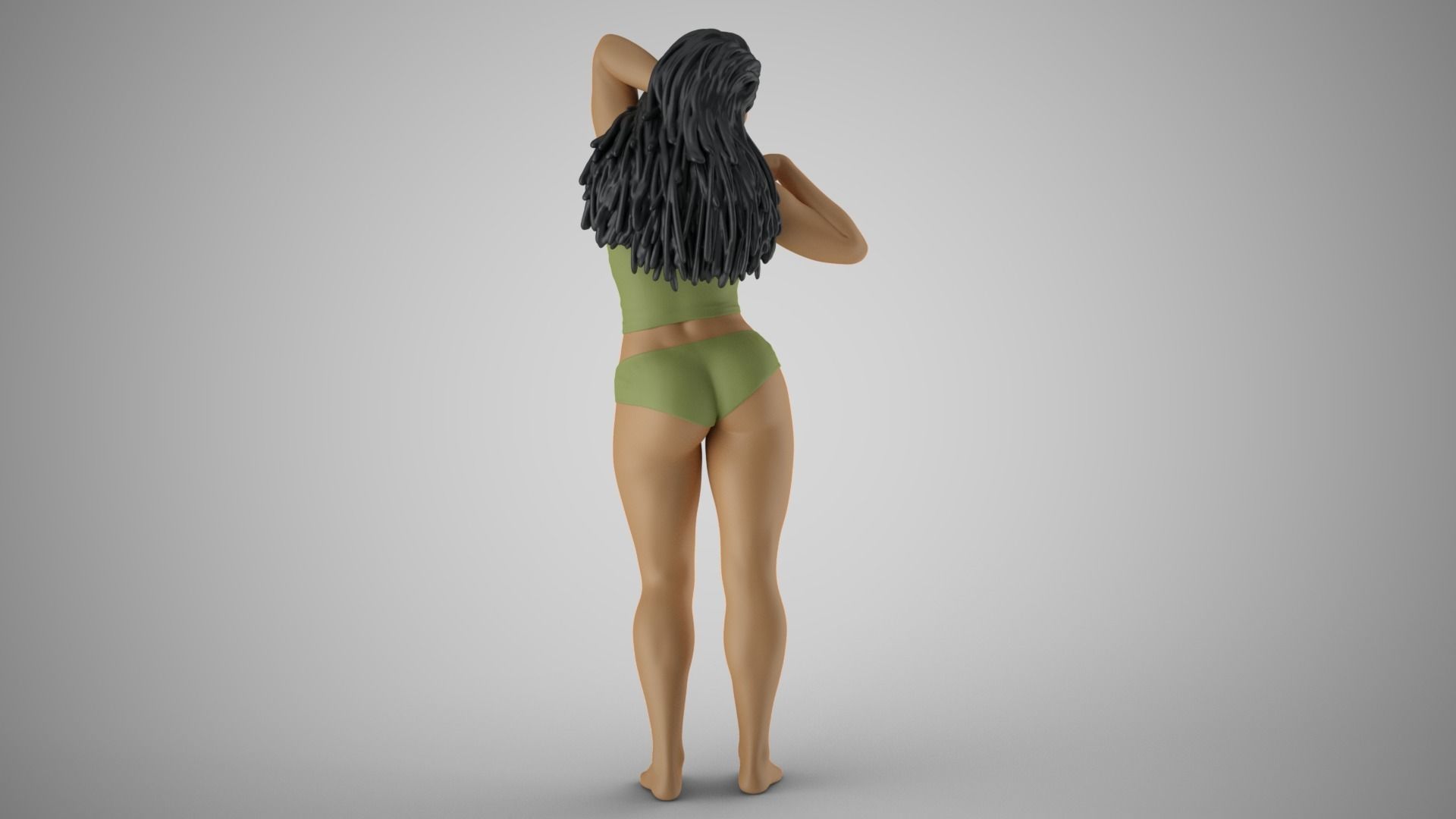 Lovely Girl 3 3D print model_7