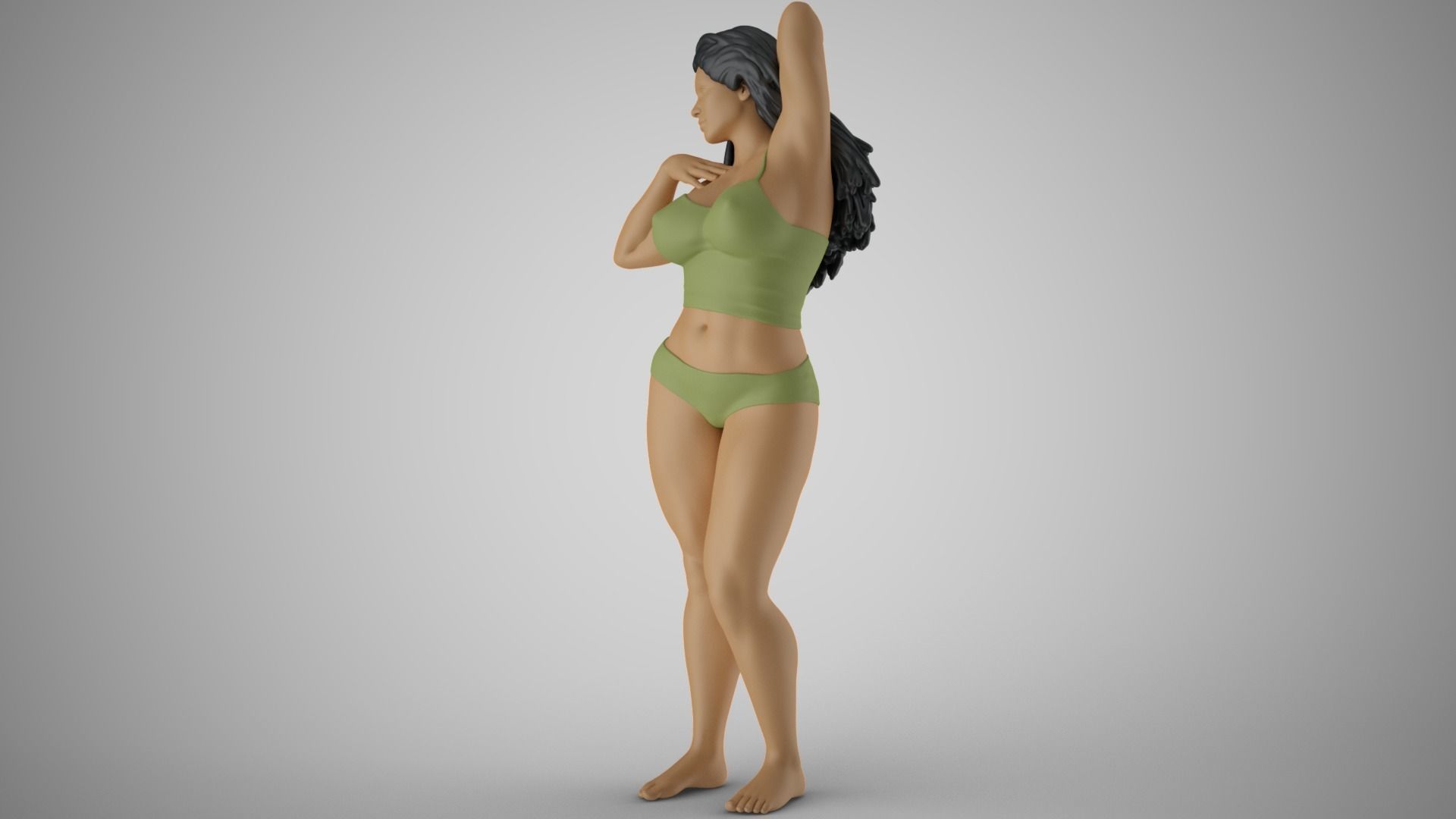 Lovely Girl 3 3D print model_10