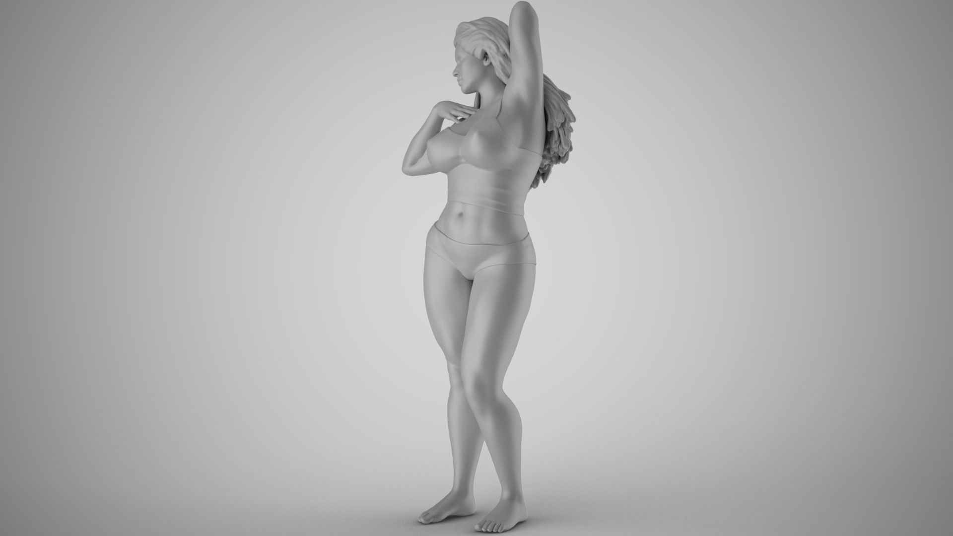 Lovely Girl 3 3D print model_1