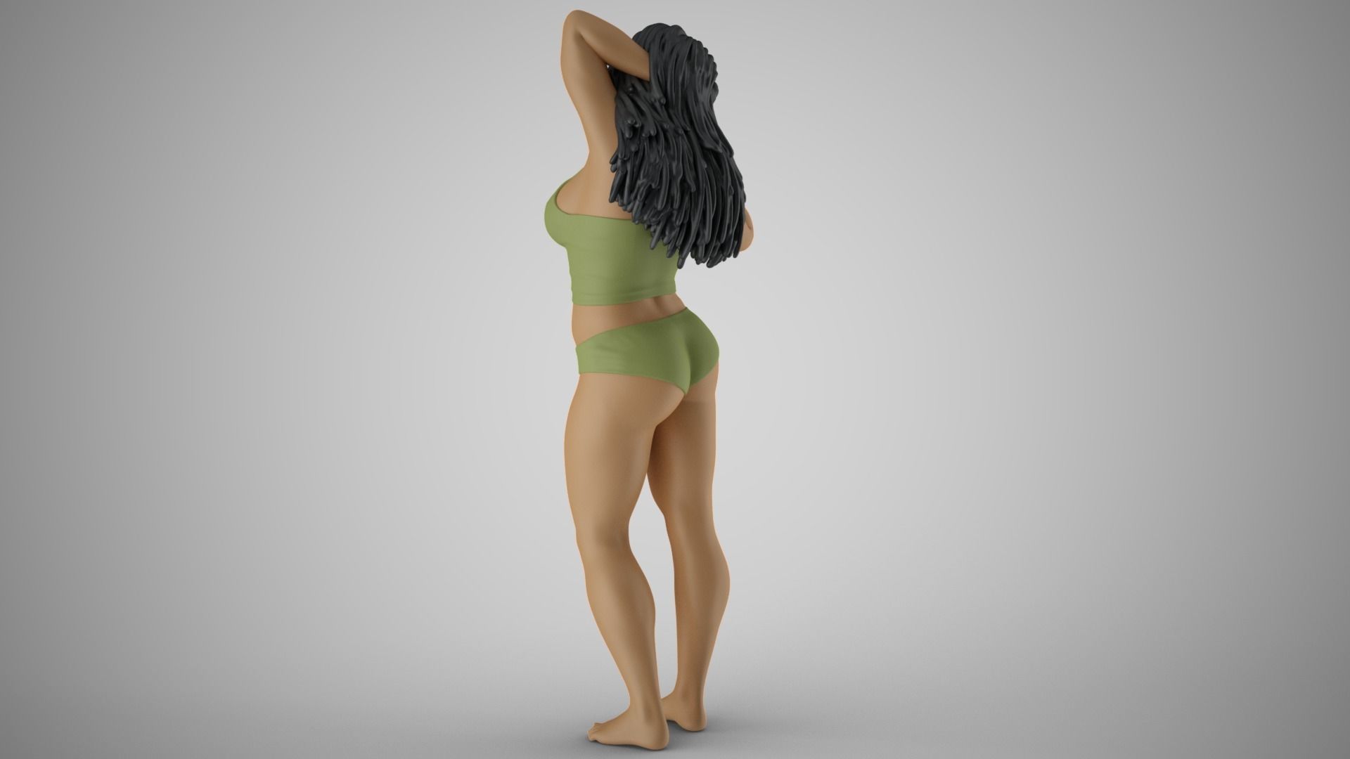 Lovely Girl 3 3D print model_8