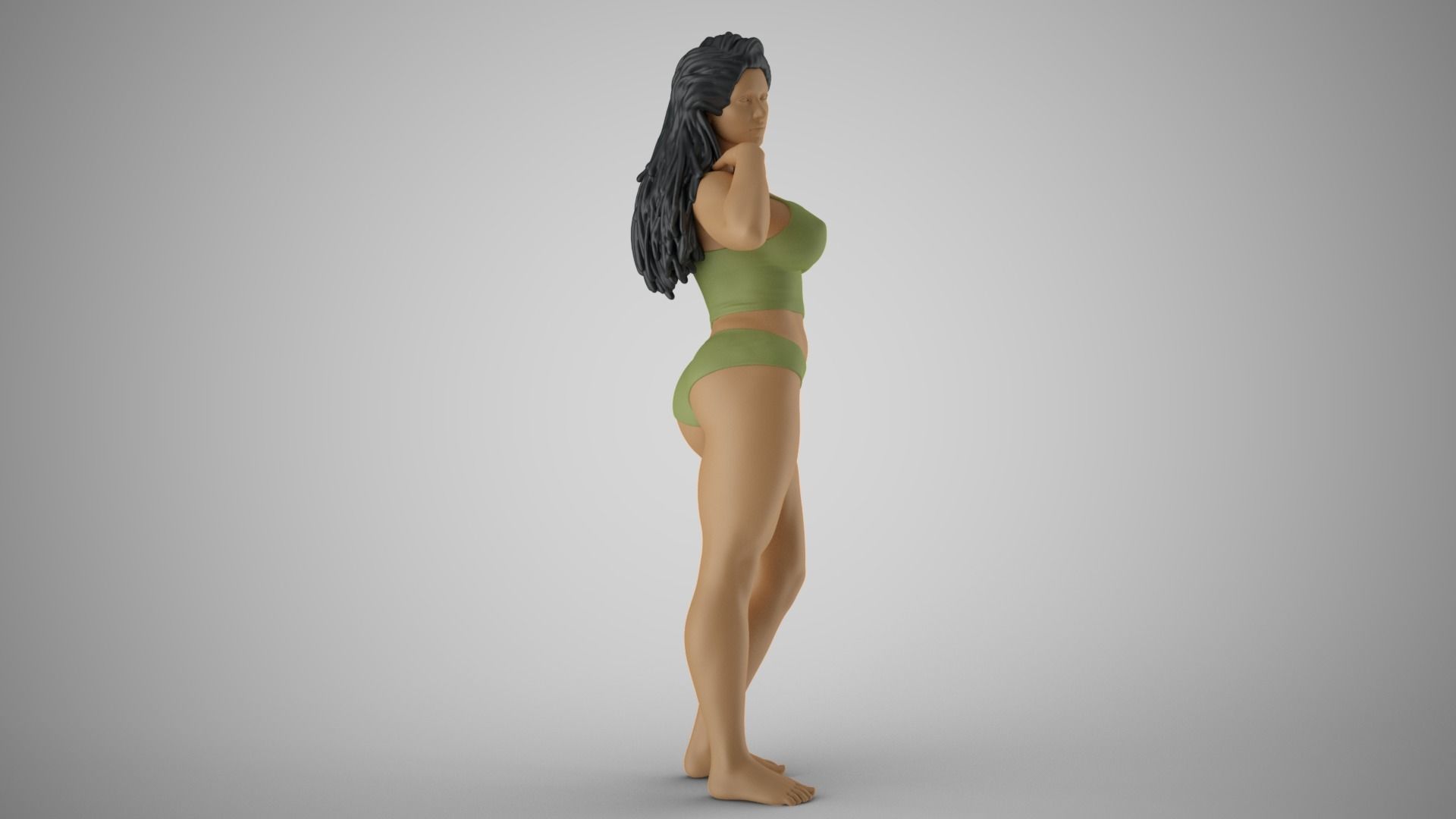 Lovely Girl 3 3D print model_5