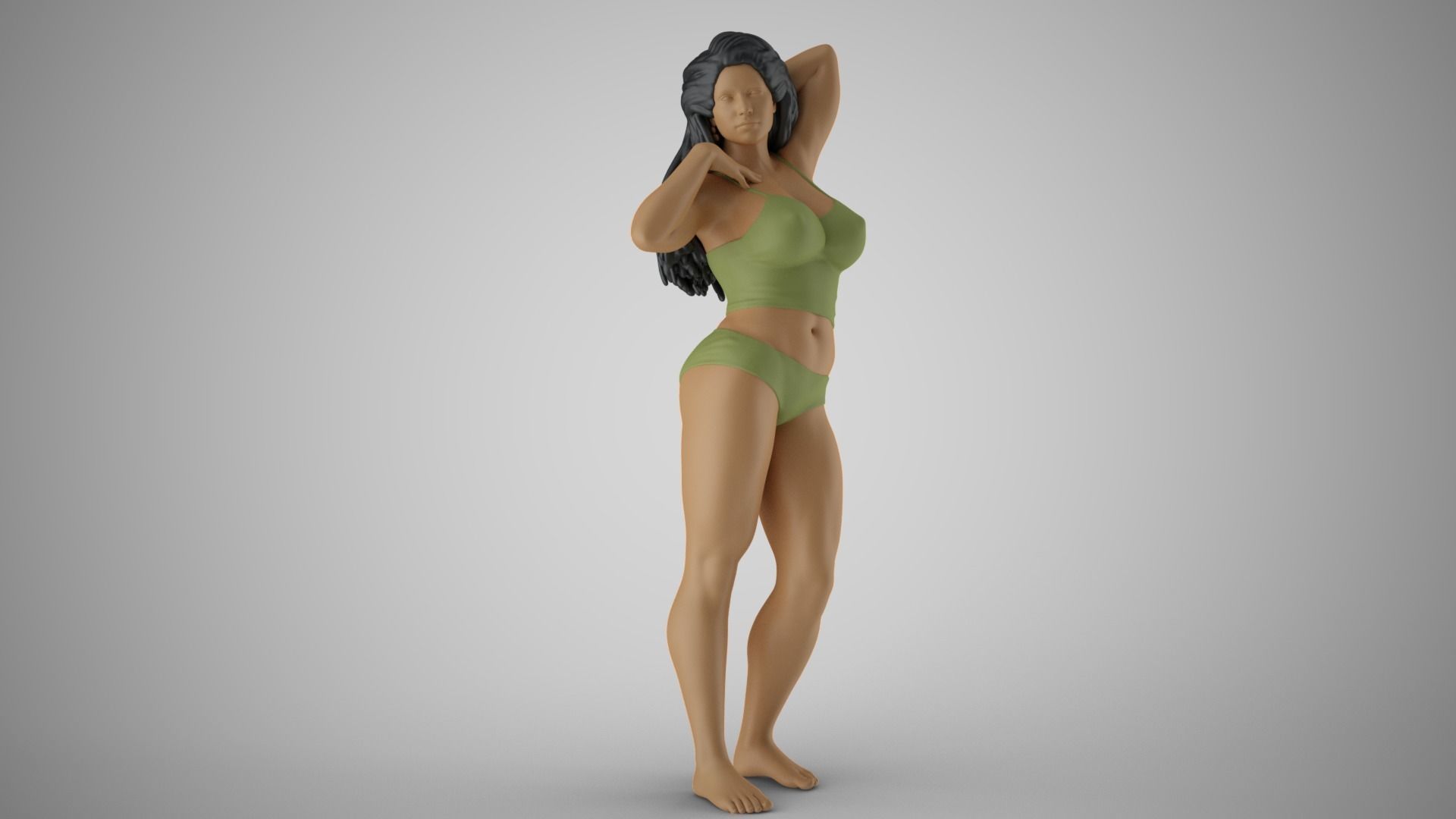 Lovely Girl 3 3D print model_4