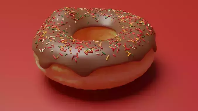 Donuts donut with sprinkles