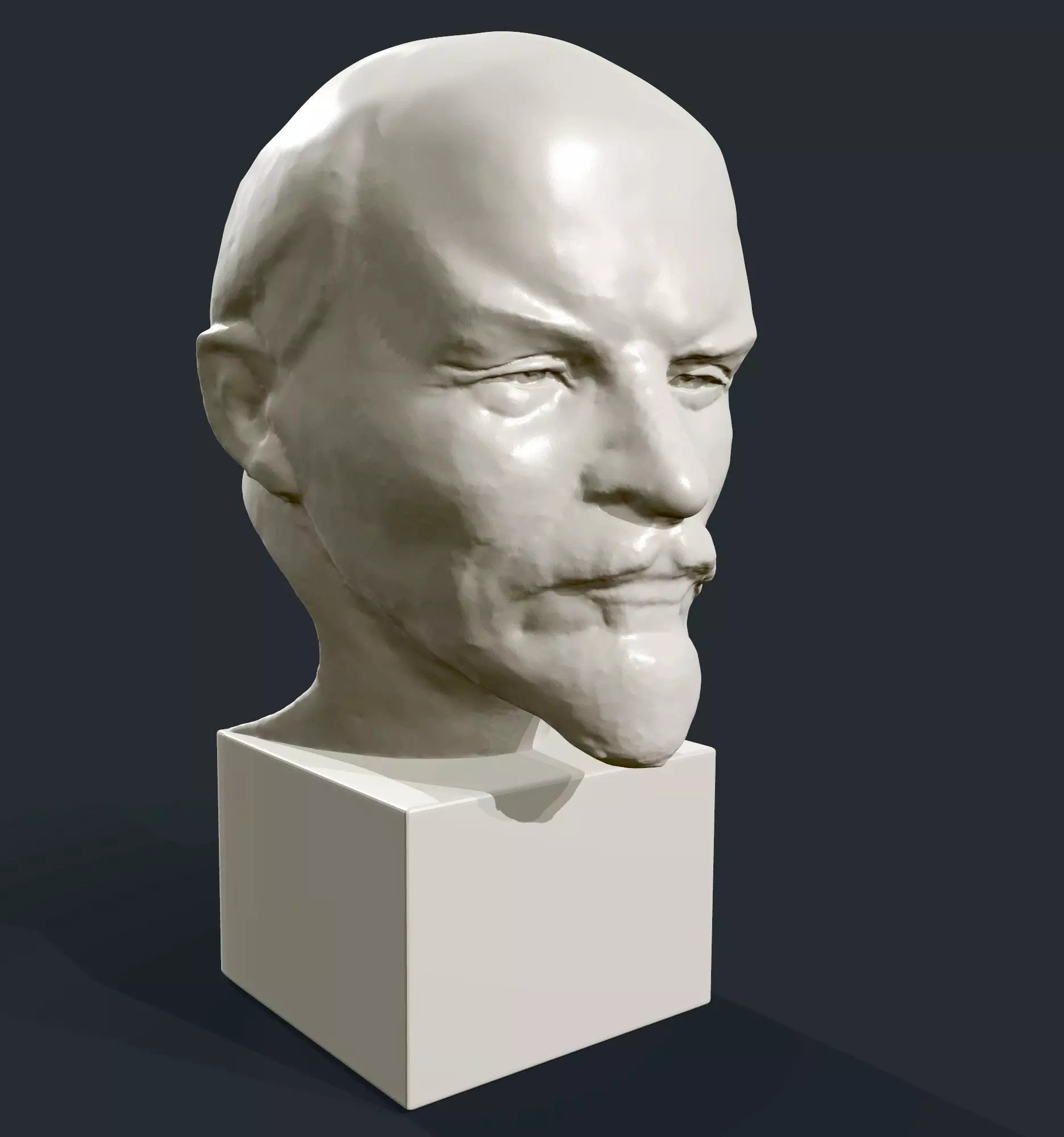 Lenin bust of 3D print model_0