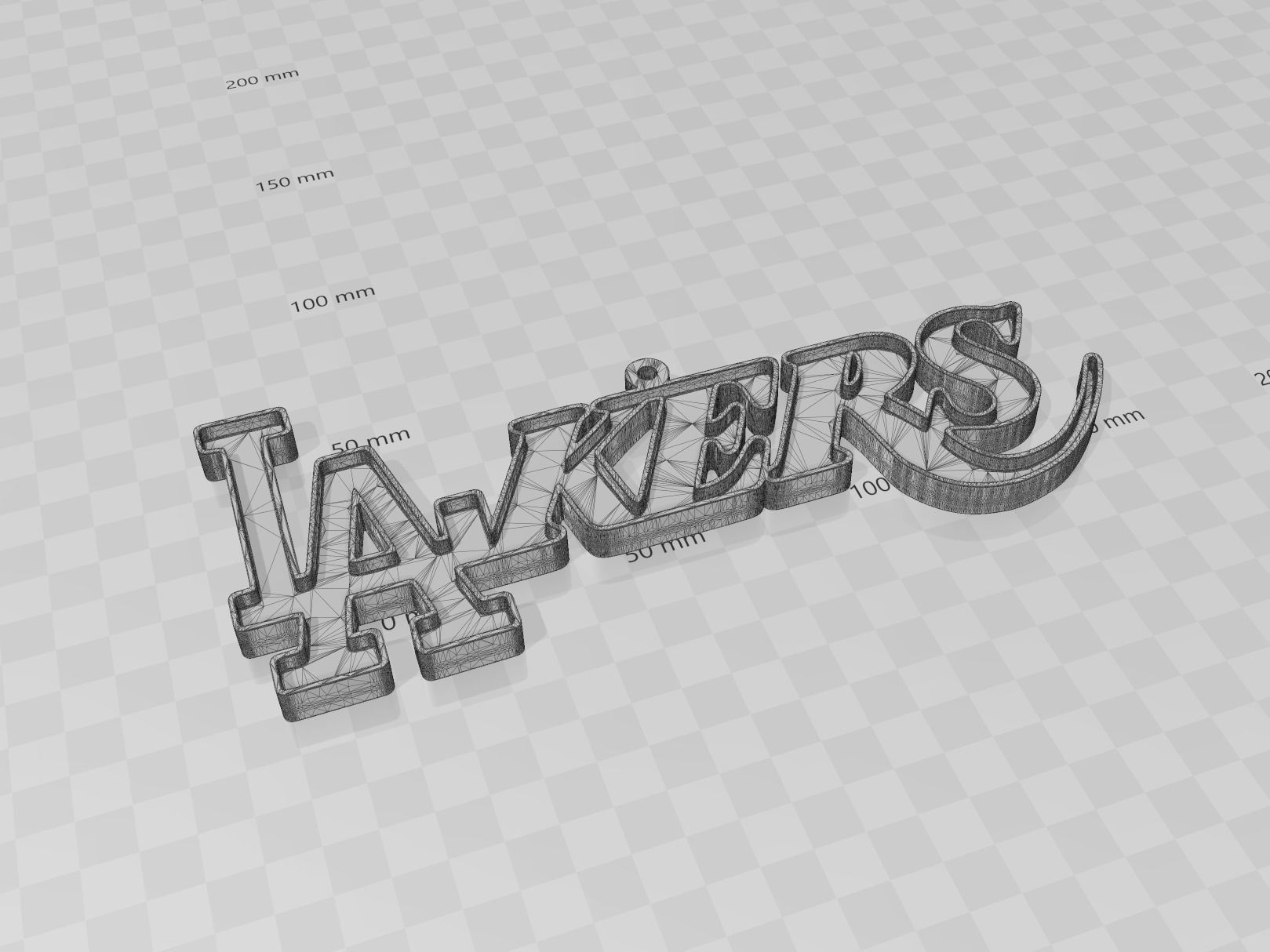 LA Dodgers Lakers Logo Mashup Christmas Ornament 3D print model_7