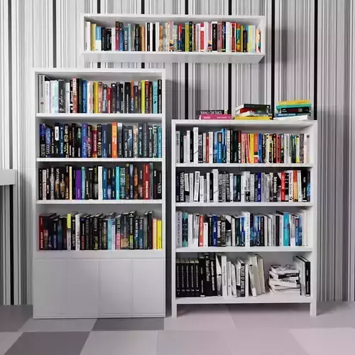 Complete Book Set Low-poly 3D model
