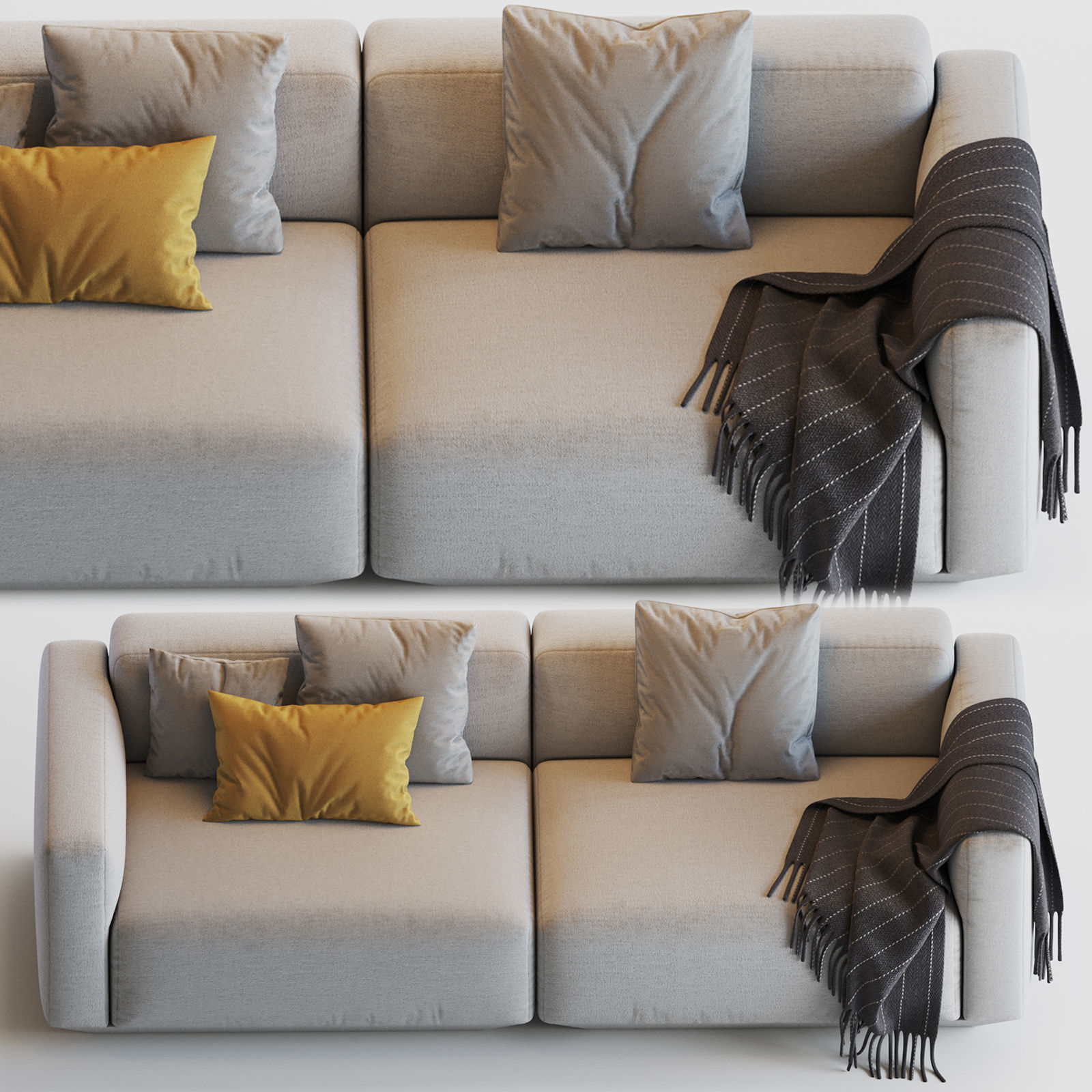 Develius Modular Sofa 3D model_3
