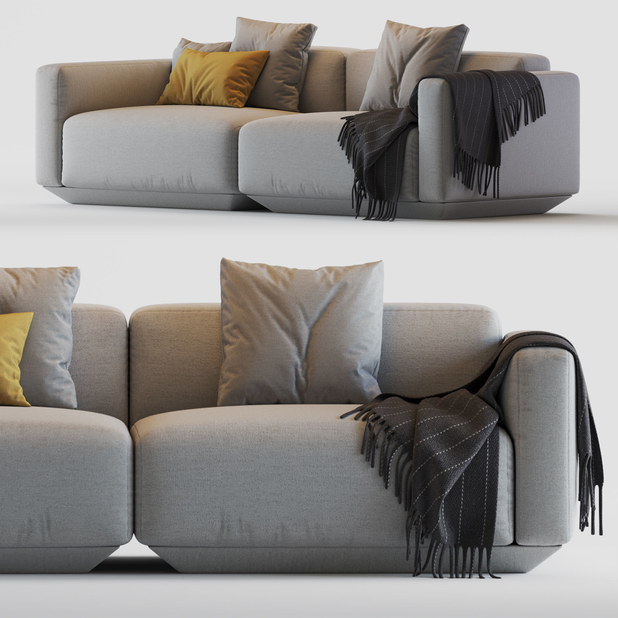 Develius Modular Sofa 3D model_1