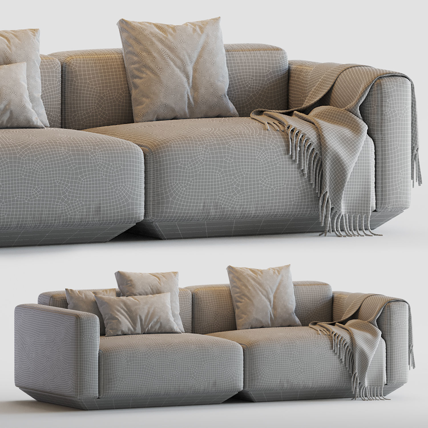 Develius Modular Sofa 3D model_4