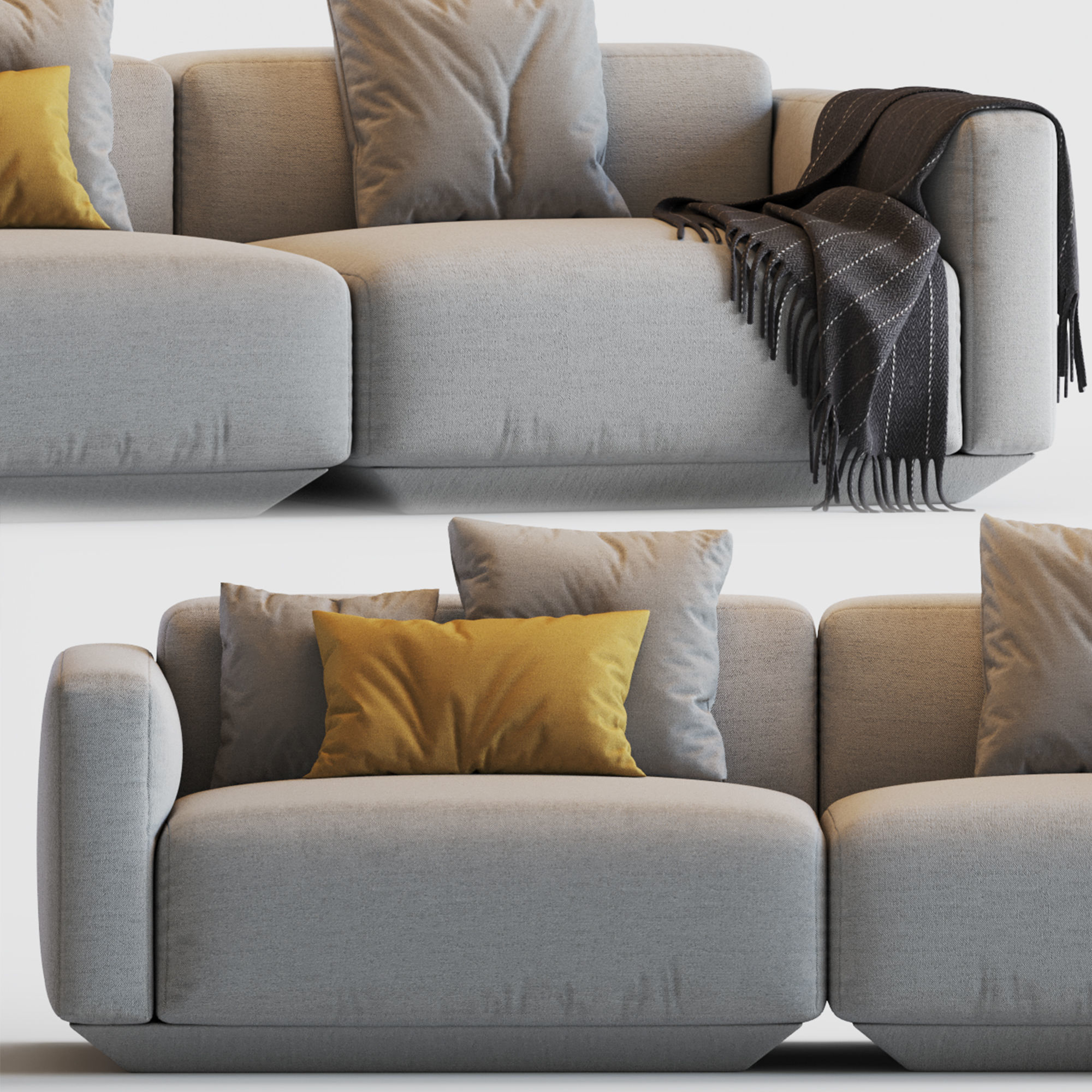 Develius Modular Sofa 3D model_2