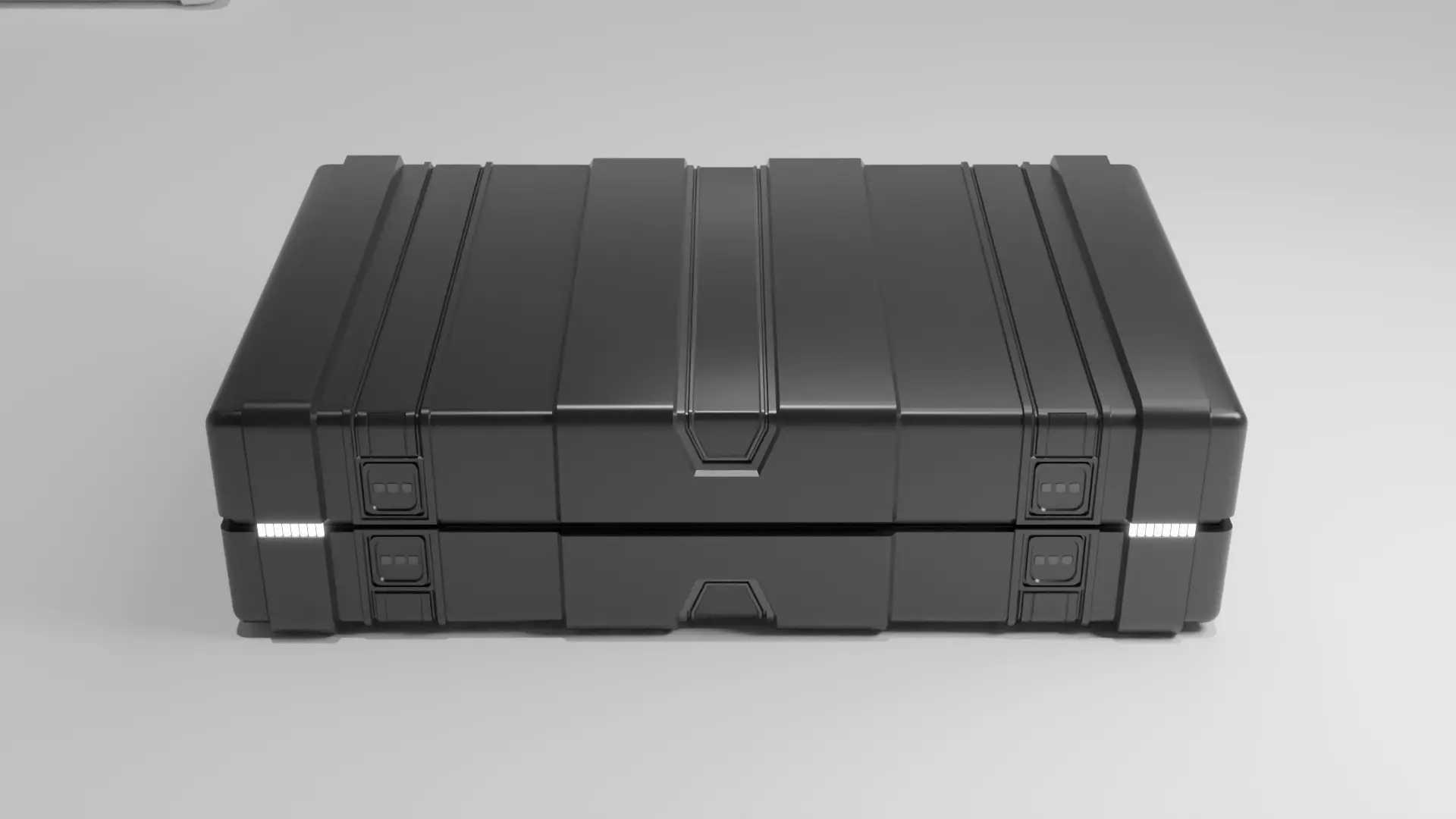 Sci-Fi Crate 7 Low-poly 3D model_0