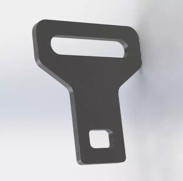 Seat Belt Dummy Buckle 3D print model_0