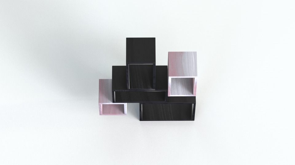 Wood Cabinets Free 3D model_3